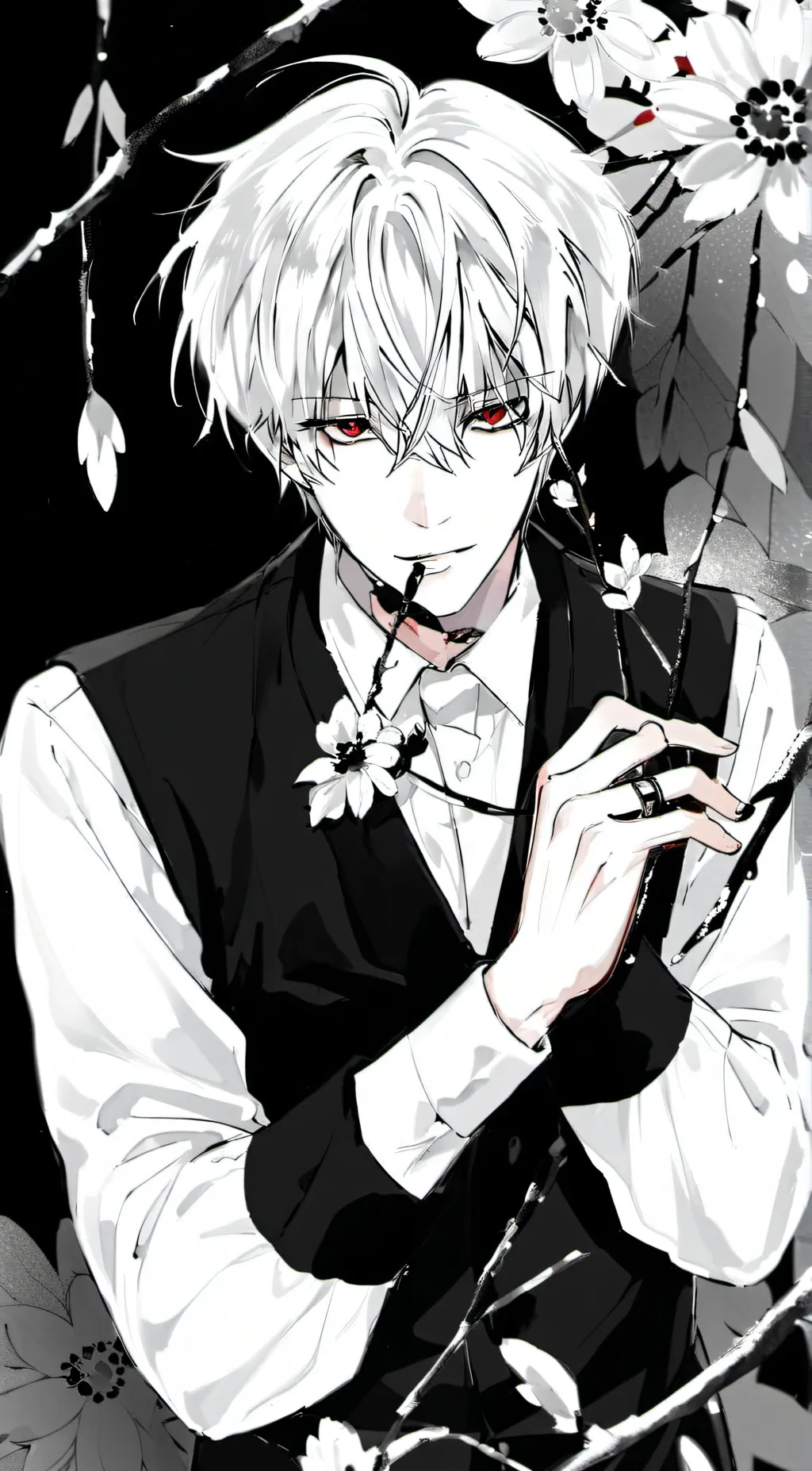 ai character: 🤍Satoru Gojo🖤 background