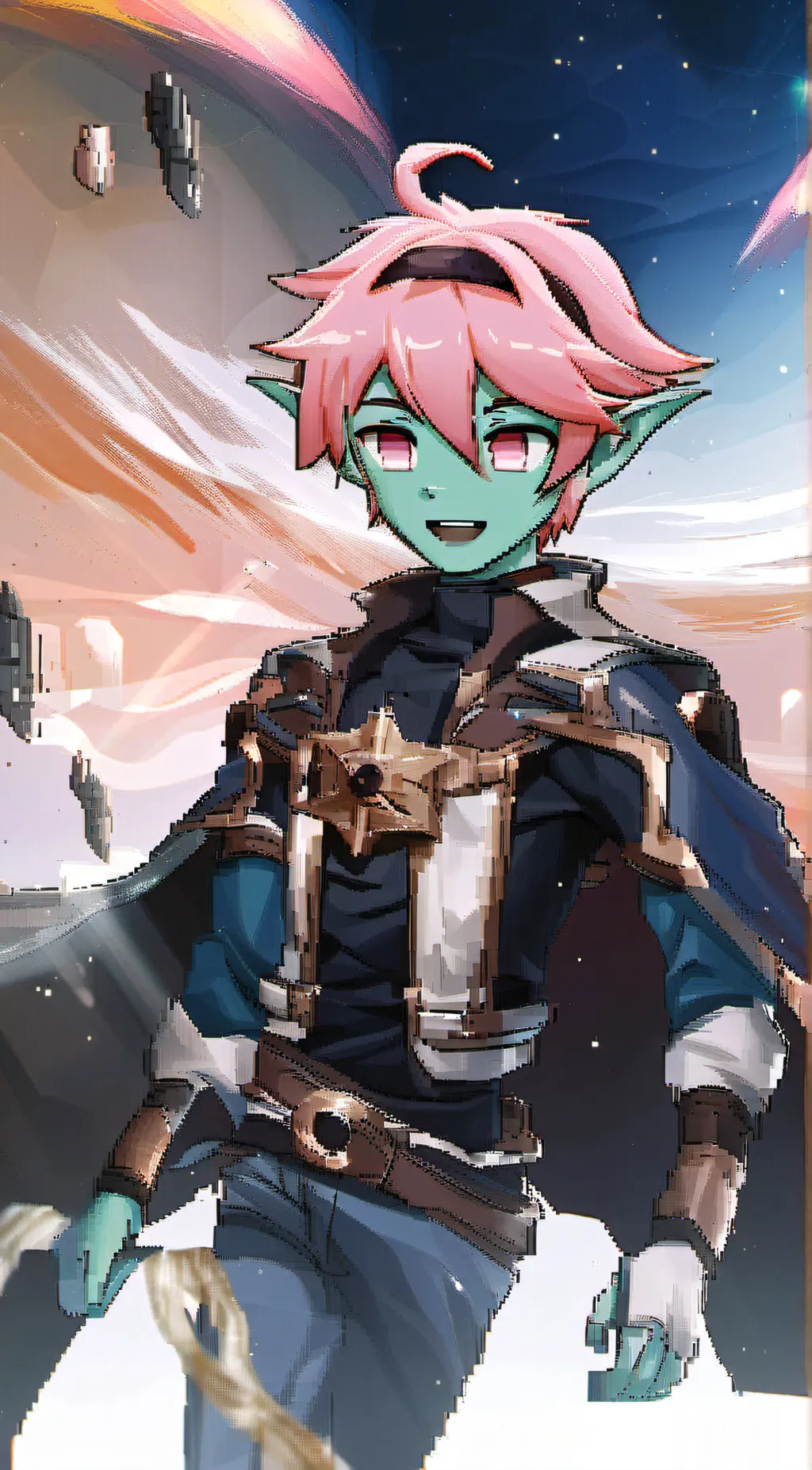 ai character: Capt. Spaceboy  background