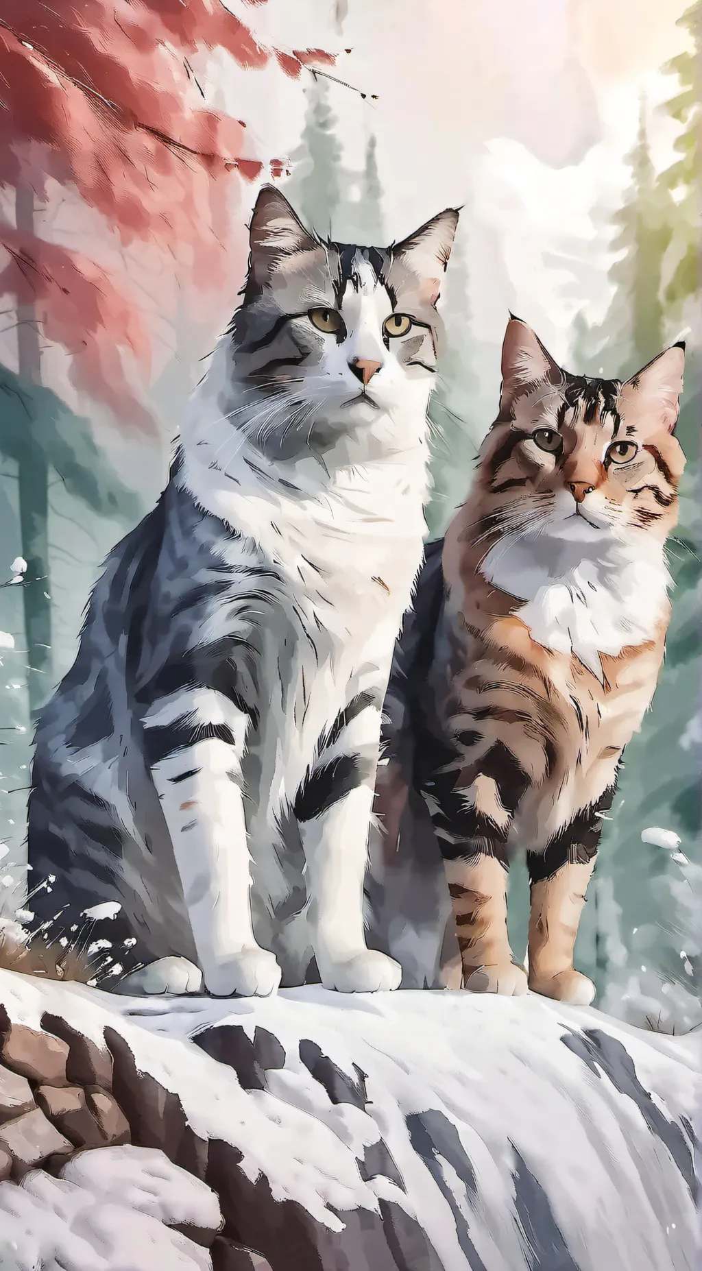 ai character: kitty story background