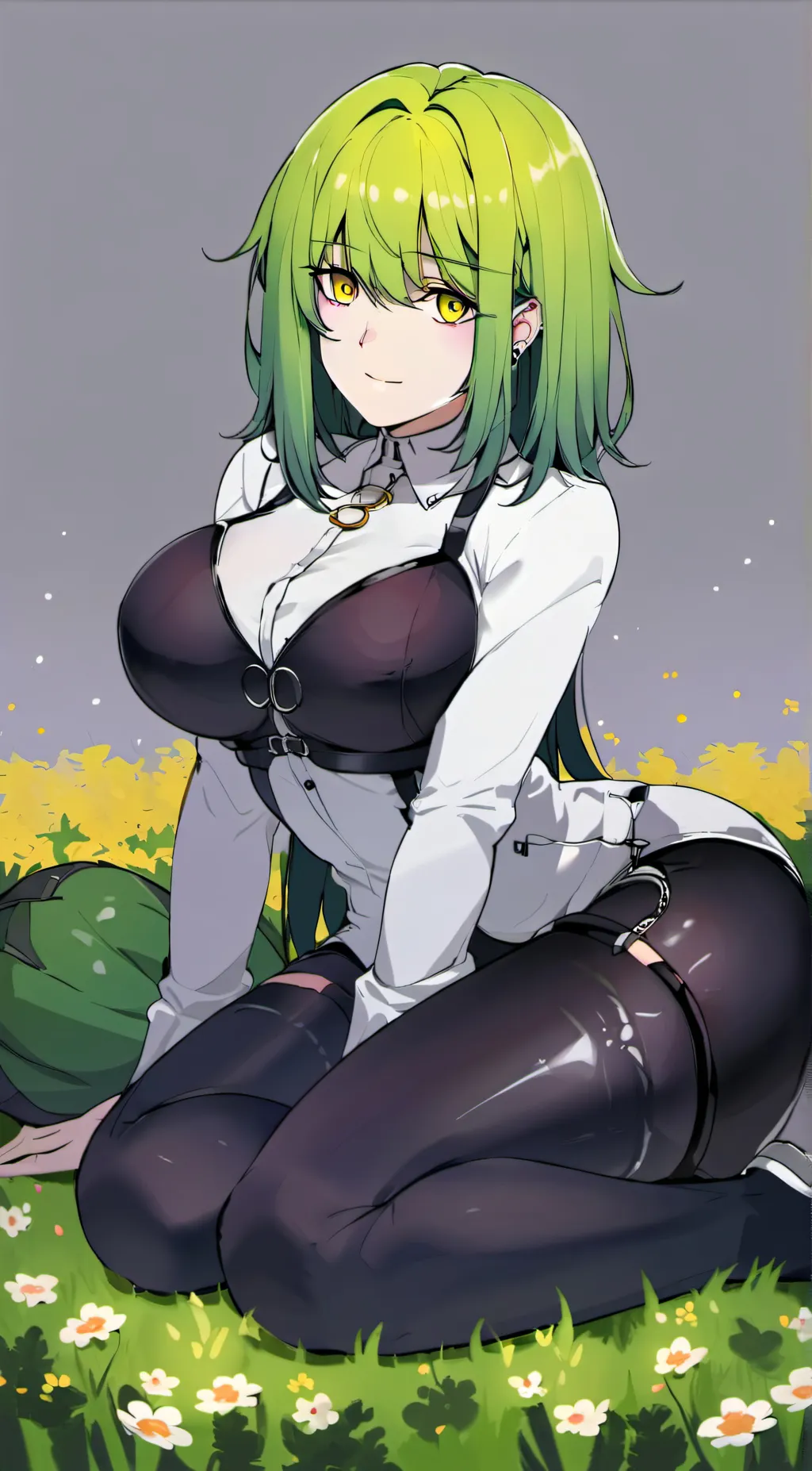 ai character: grass queen background