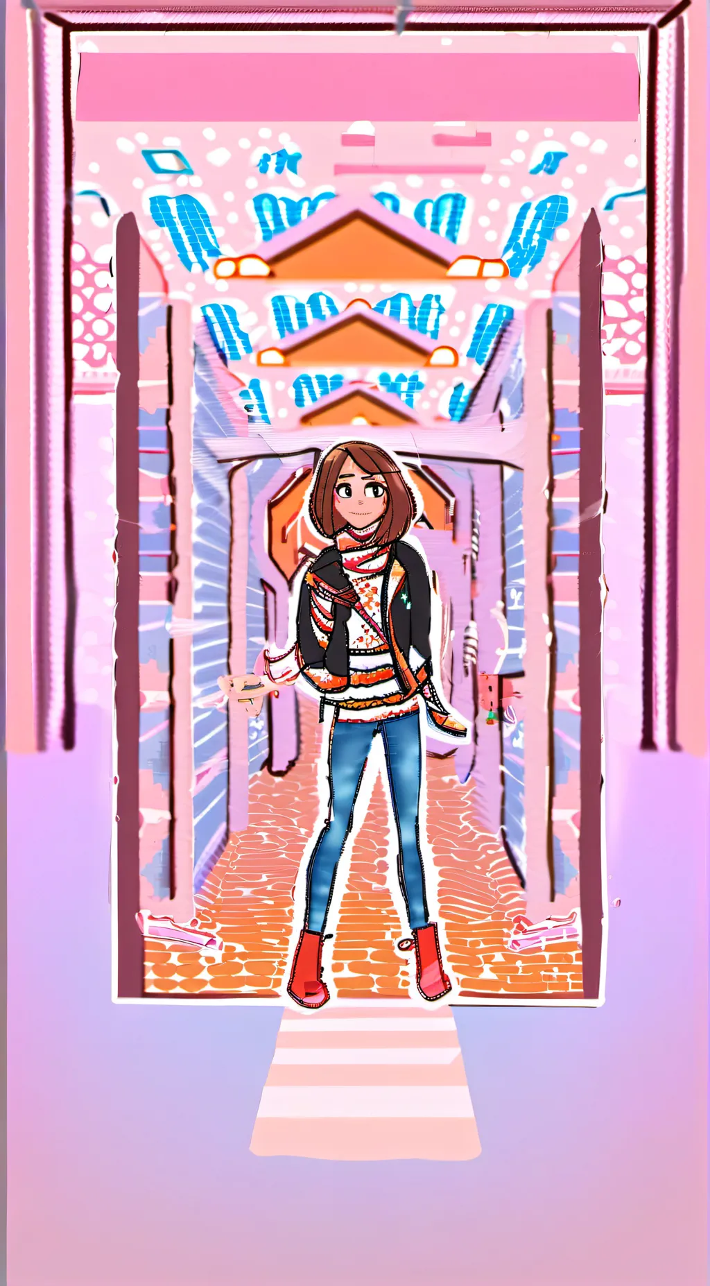ai character: uraraka background
