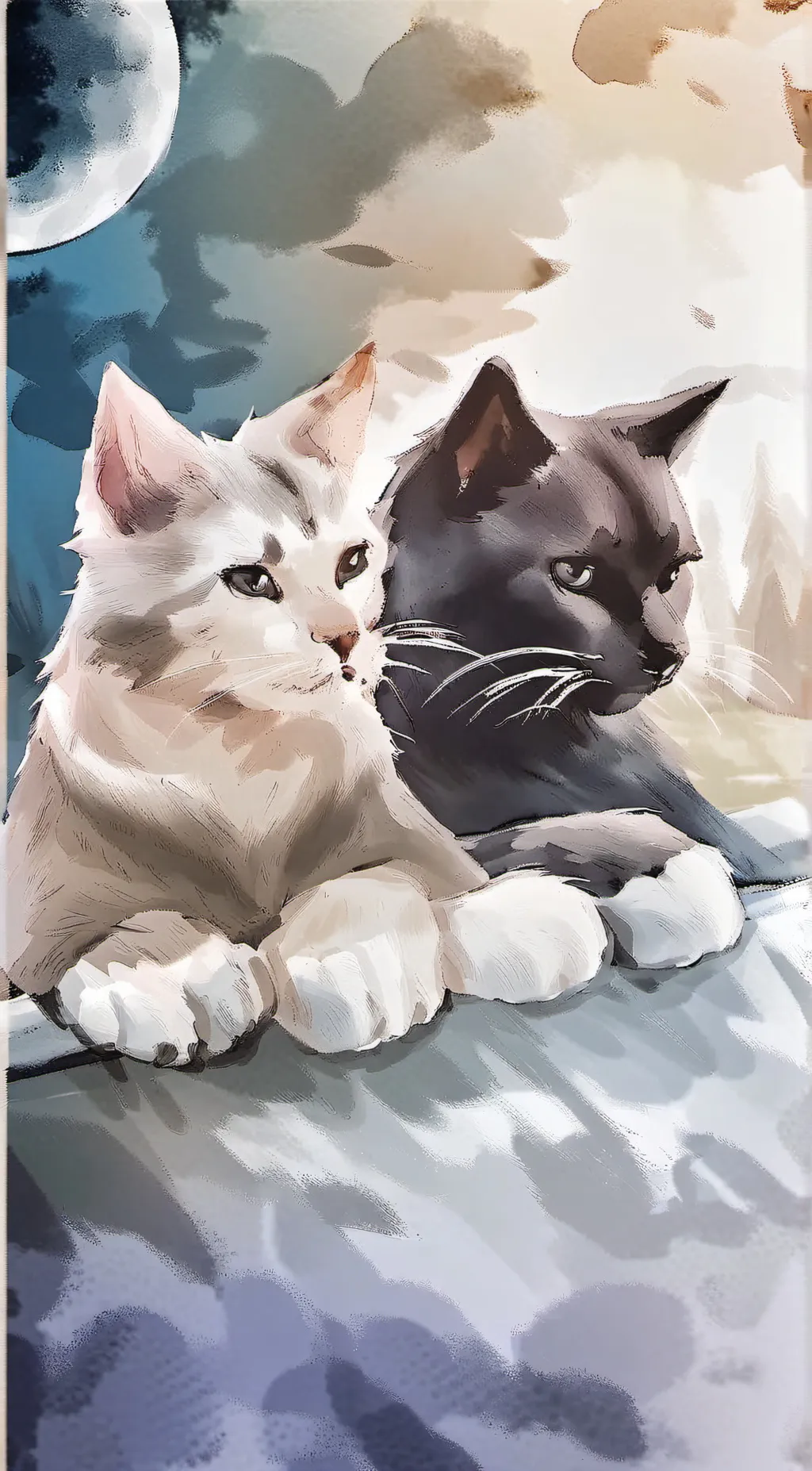 ai character: Angel and Ash background