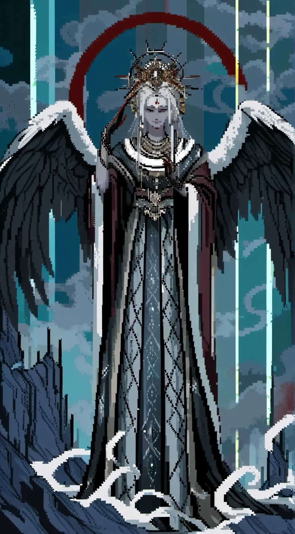 ai character: lucifer  background