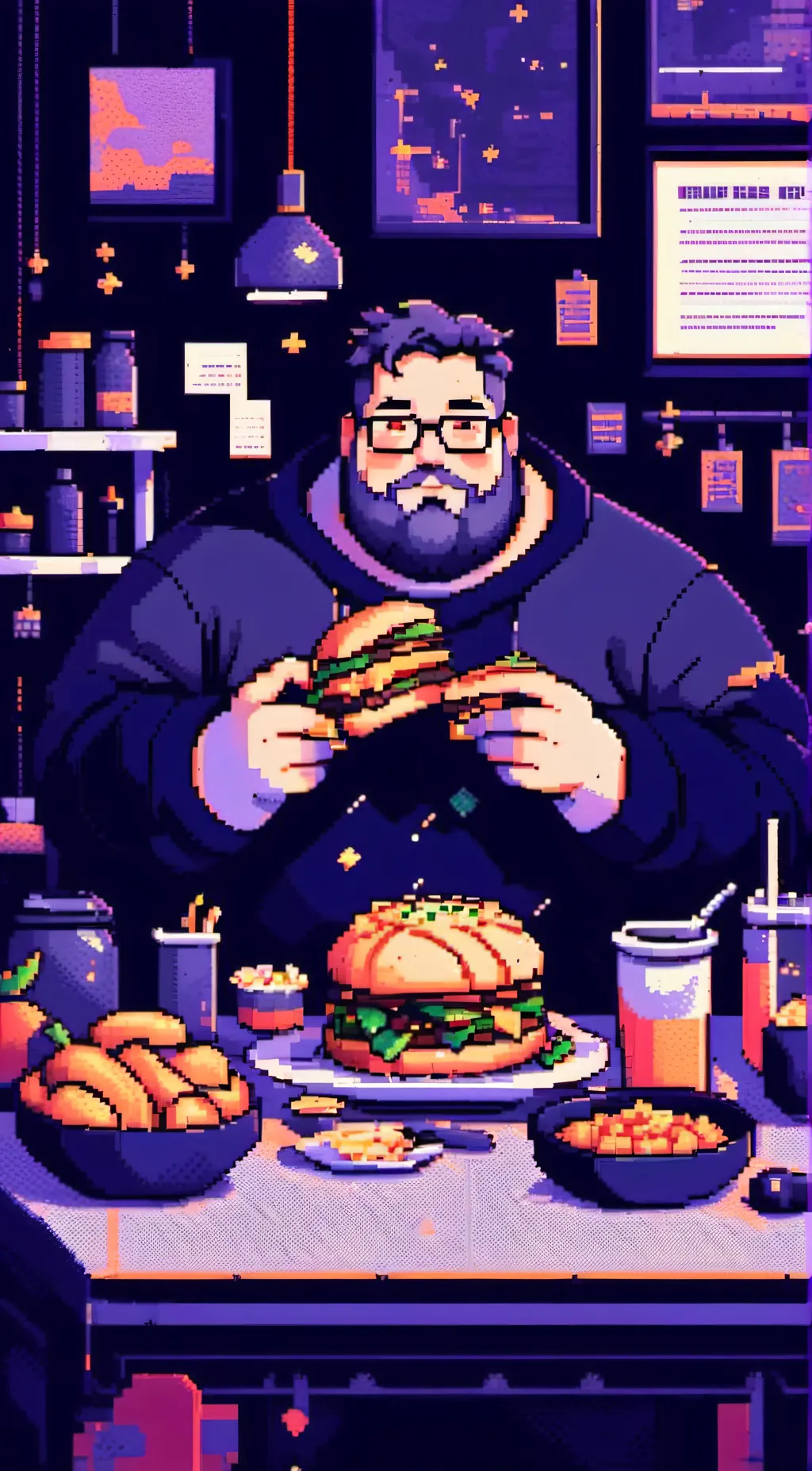 ai character: Pan hollow background