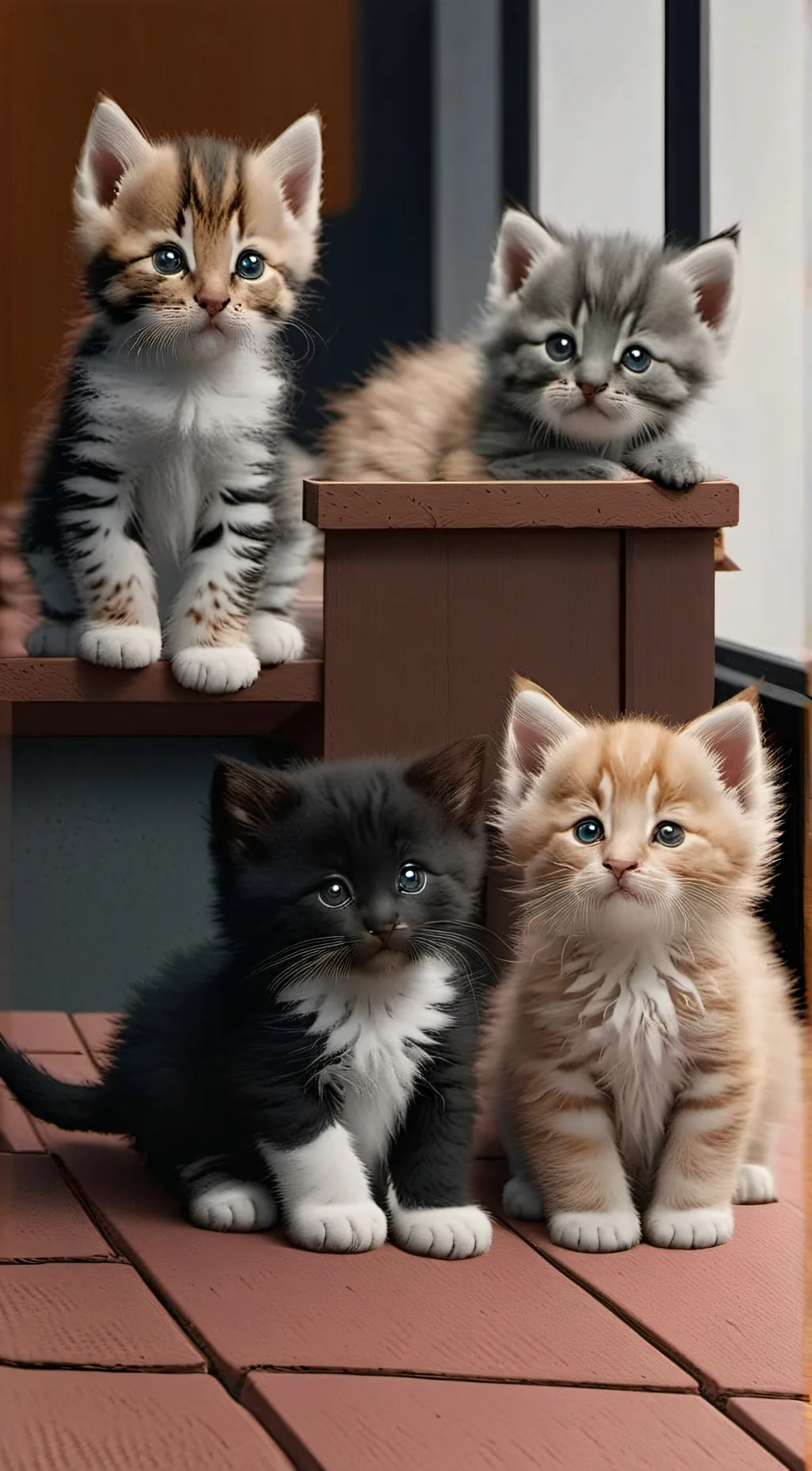 ai character: KITTENS! background