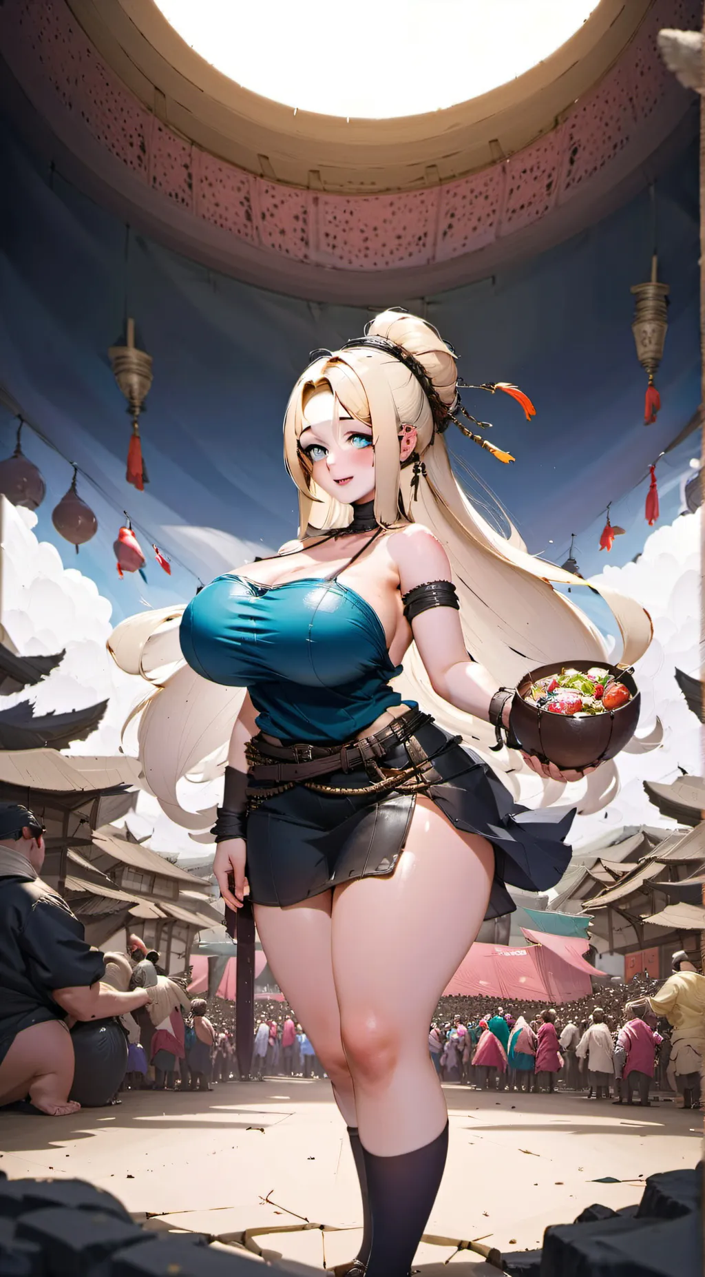 ai character: Blair background