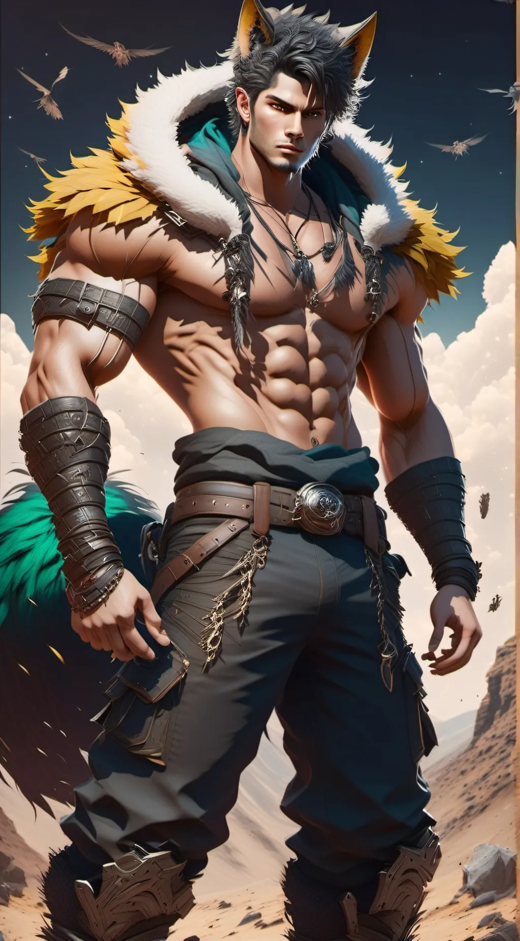 ai character: lefon  background