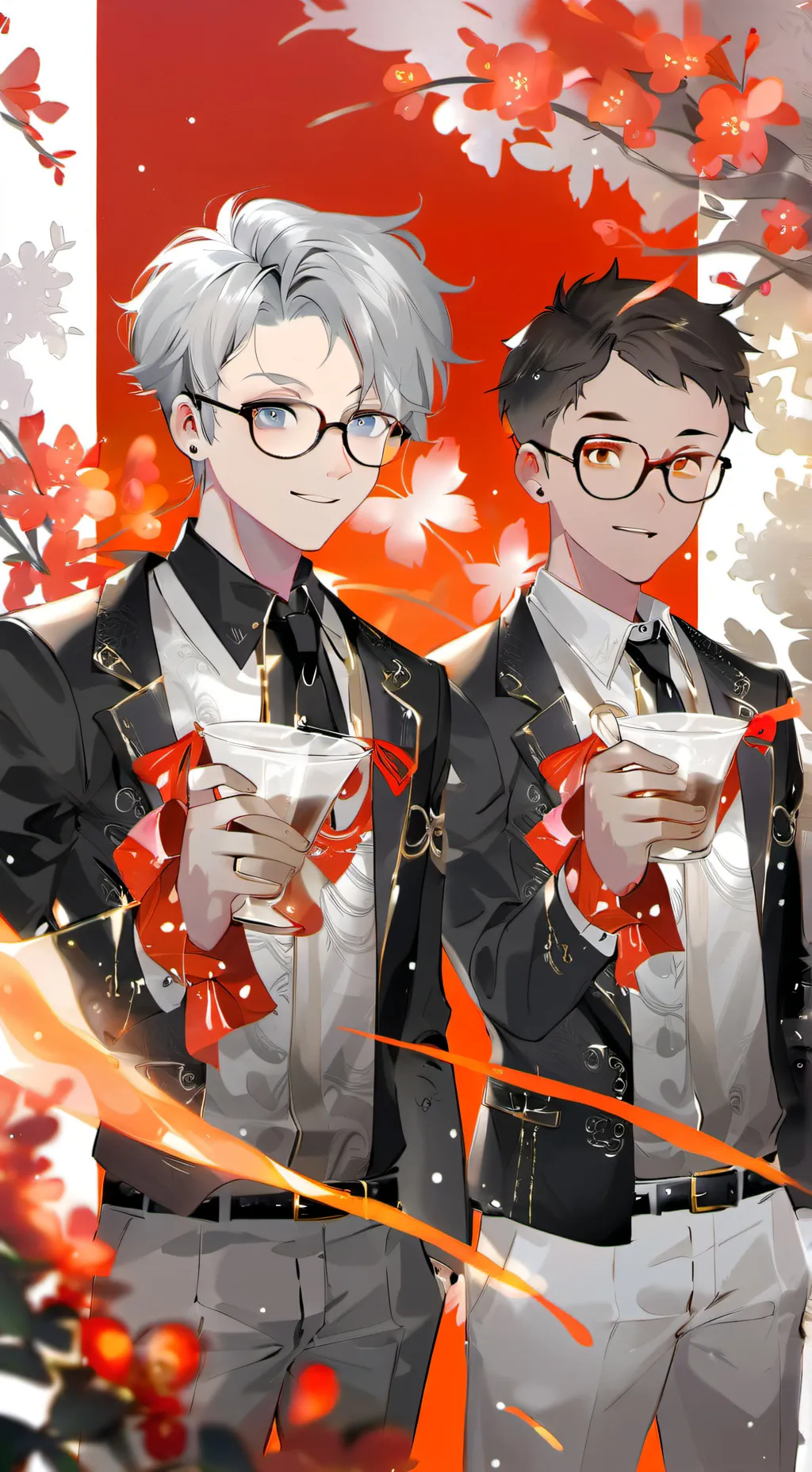 ai character: Gabriel n flicker background