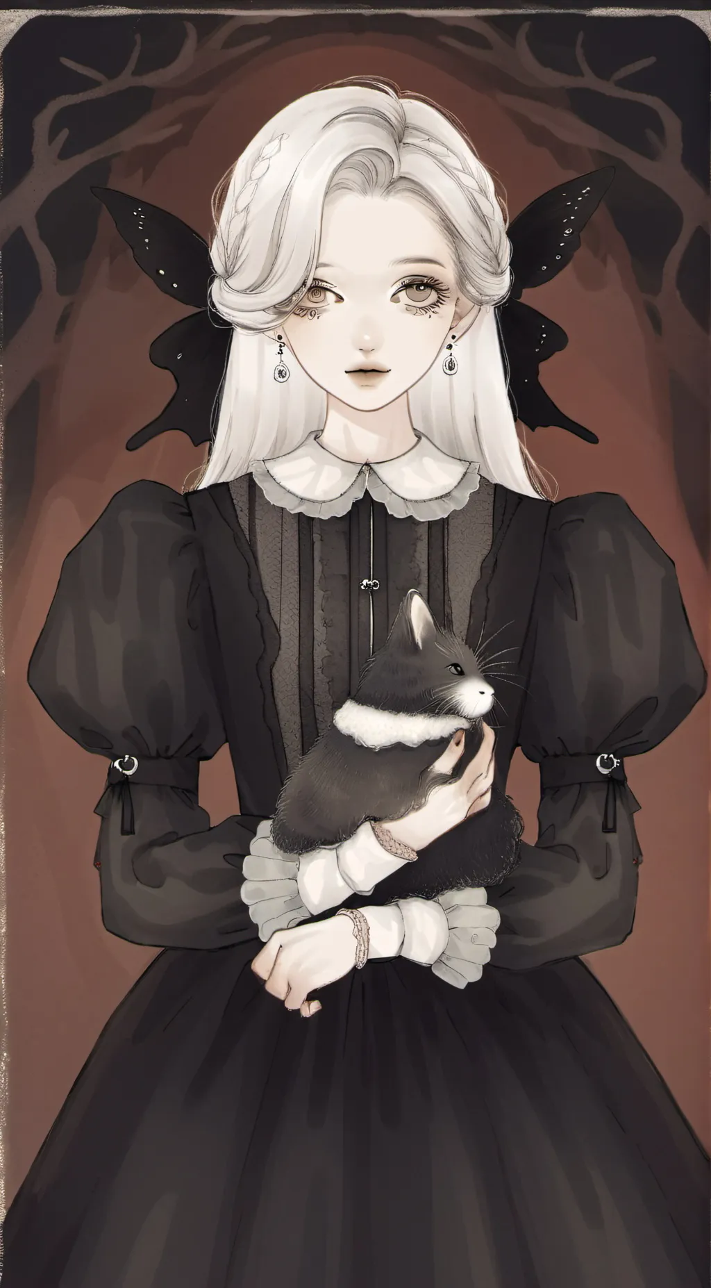 ai character: hi my nema si sara background