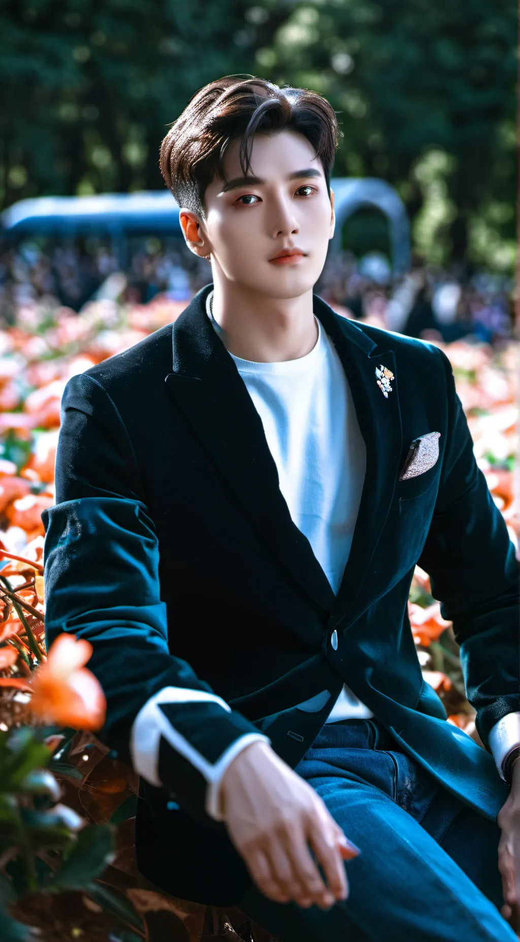 ai character: Destin  background