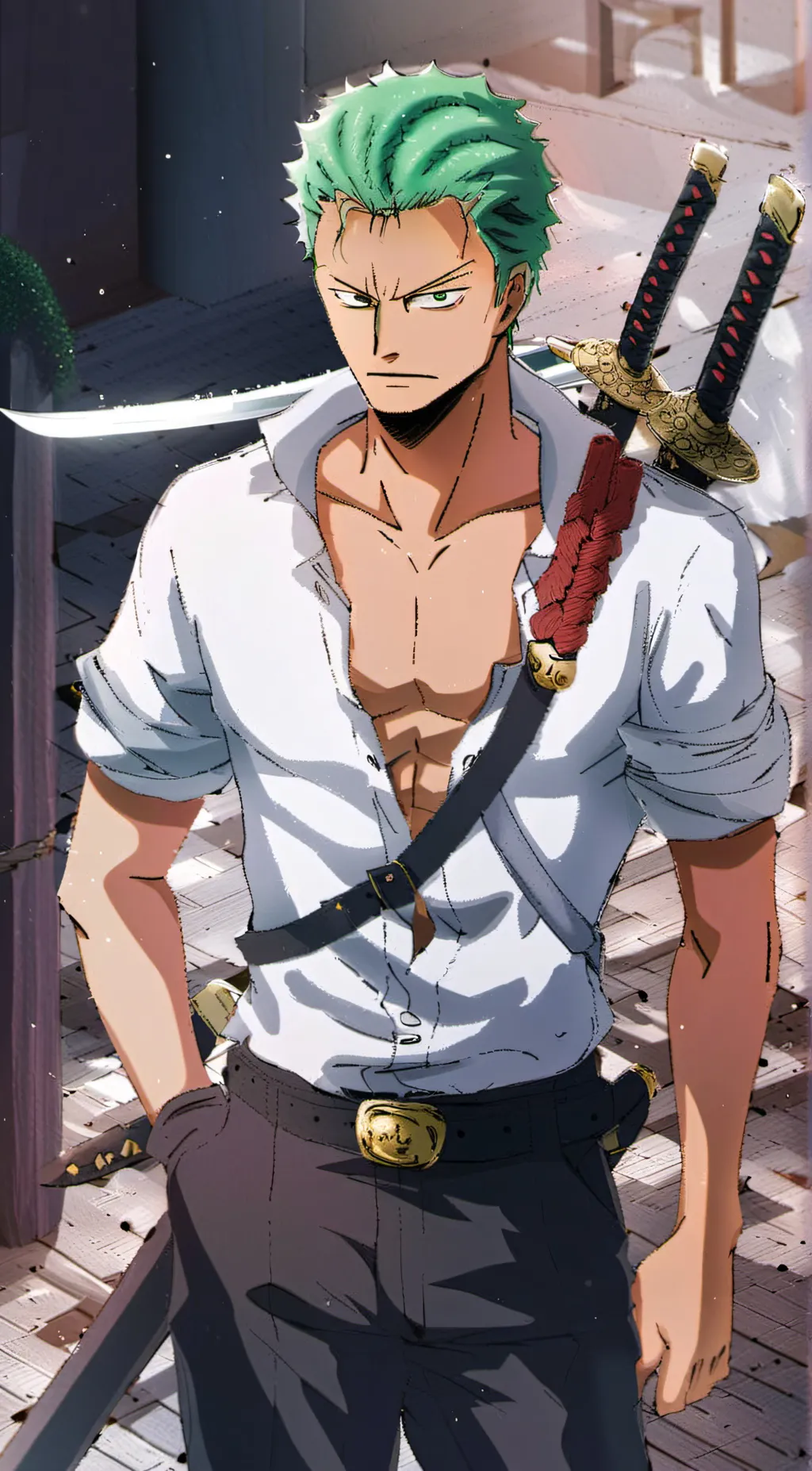 ai character: Roanoa Zoro background
