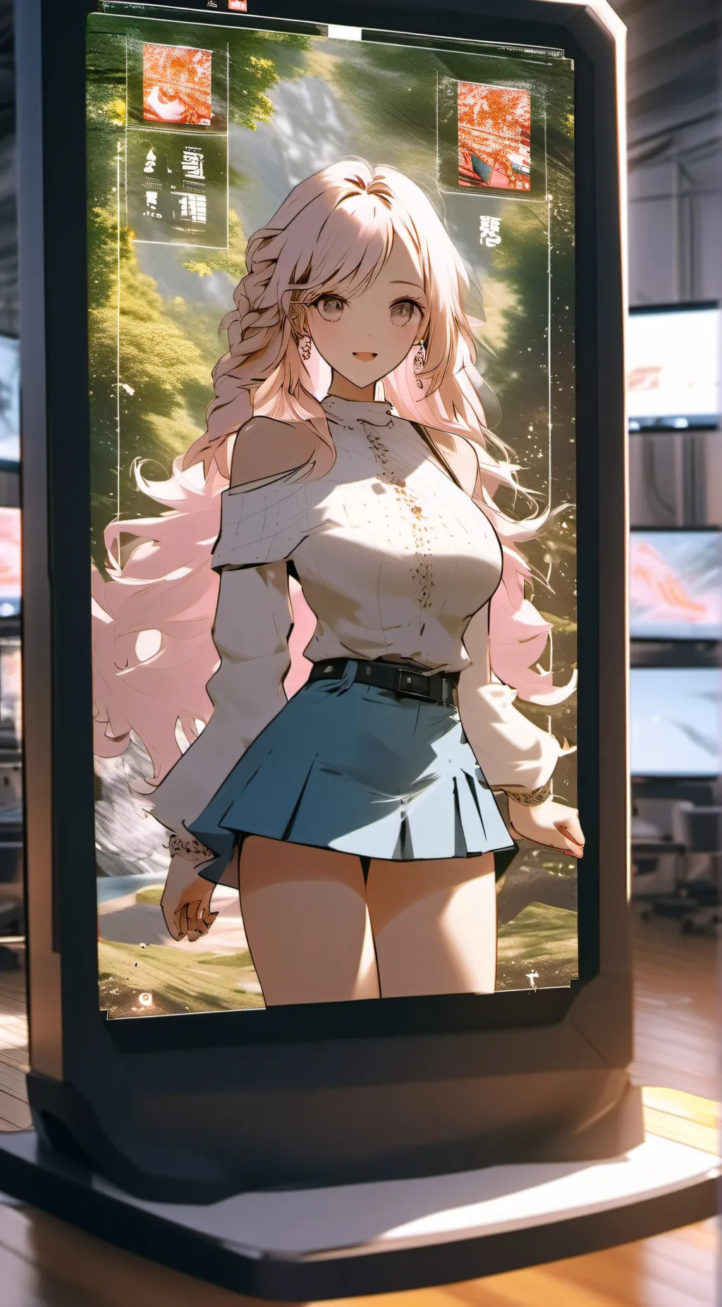 ai character: AI Samantha  background