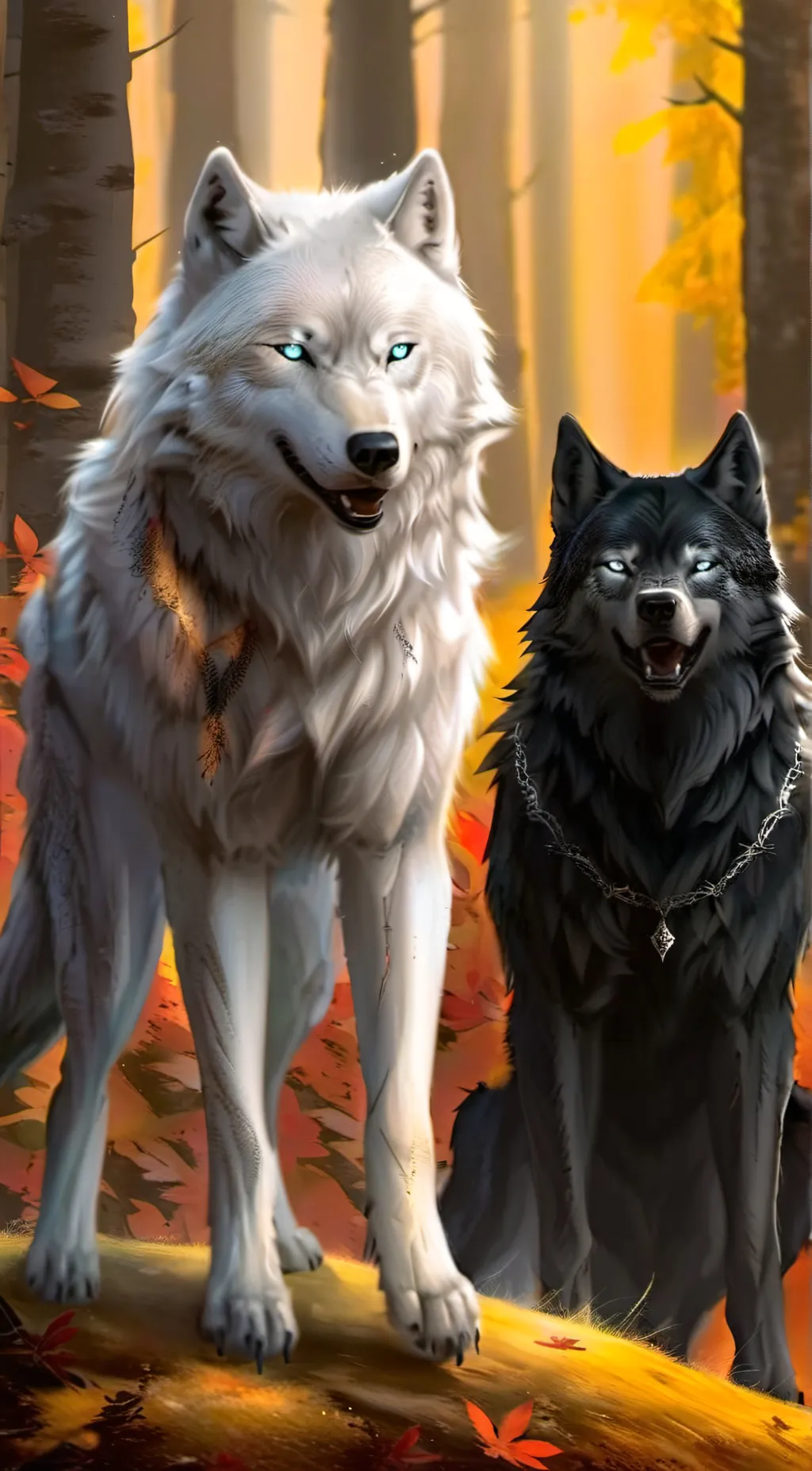 ai character: violet and sasha background