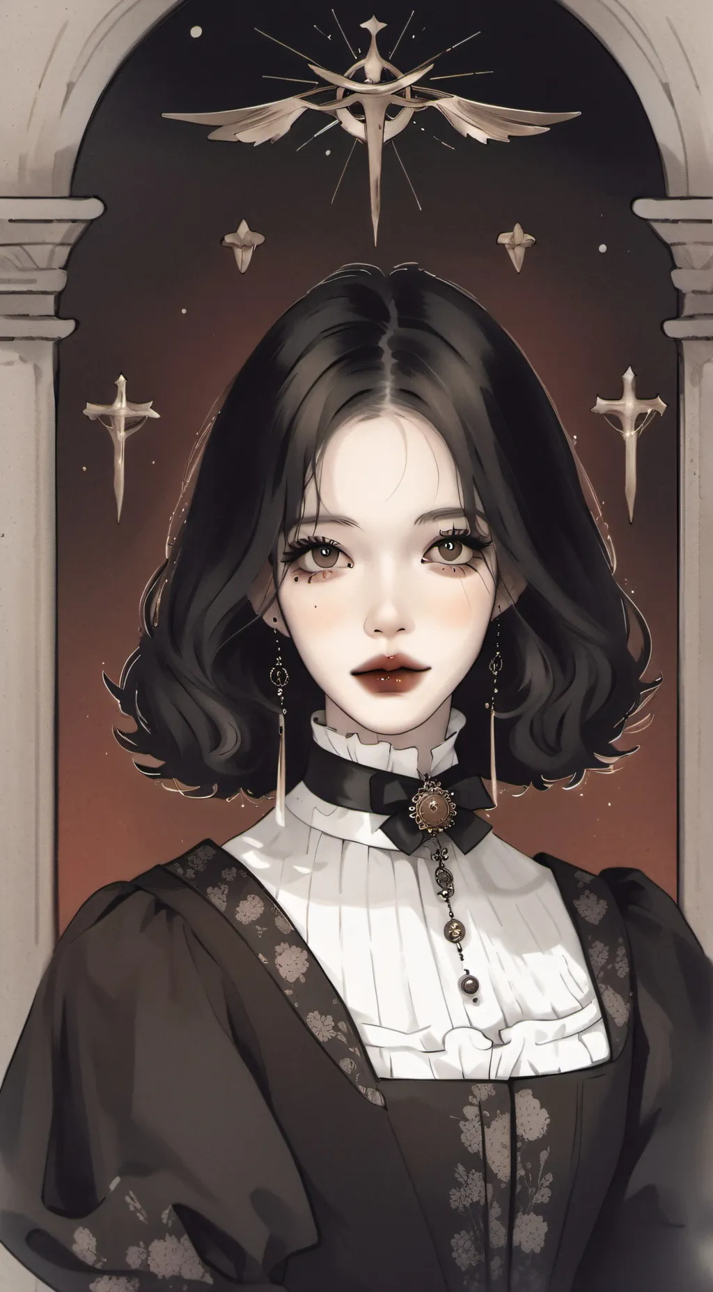 ai character: ash background