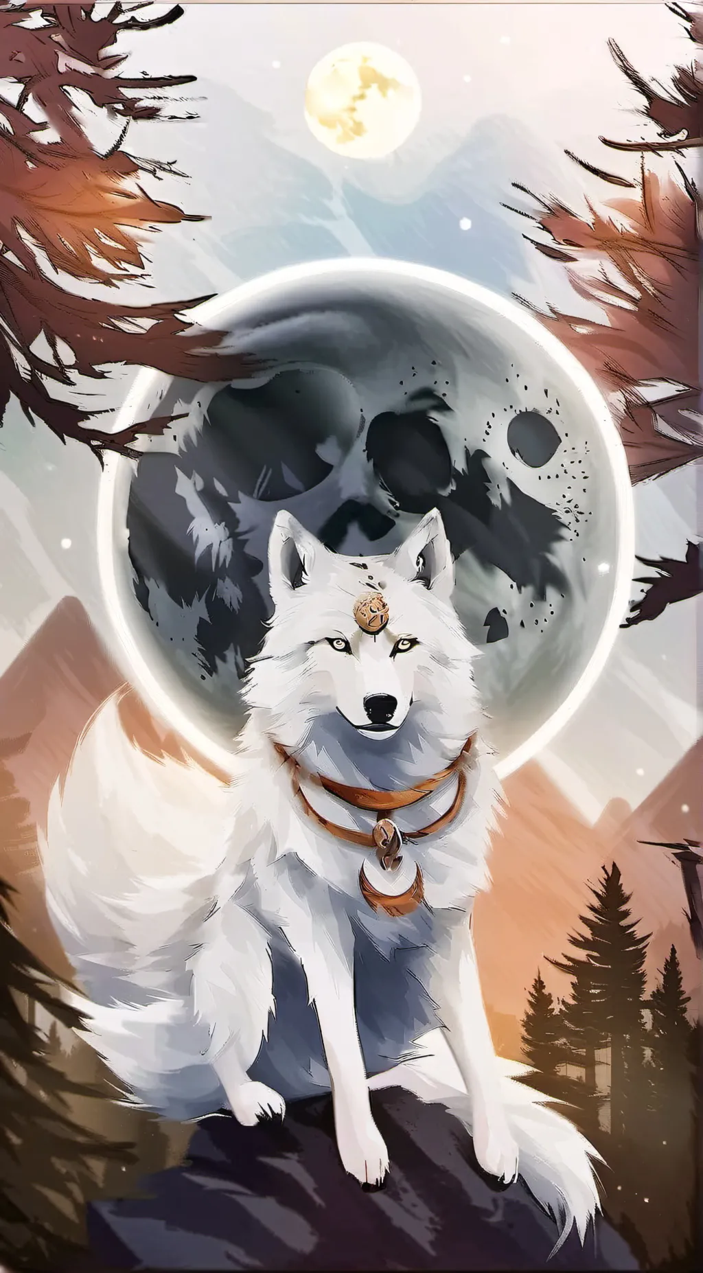 ai character: Moongazer background