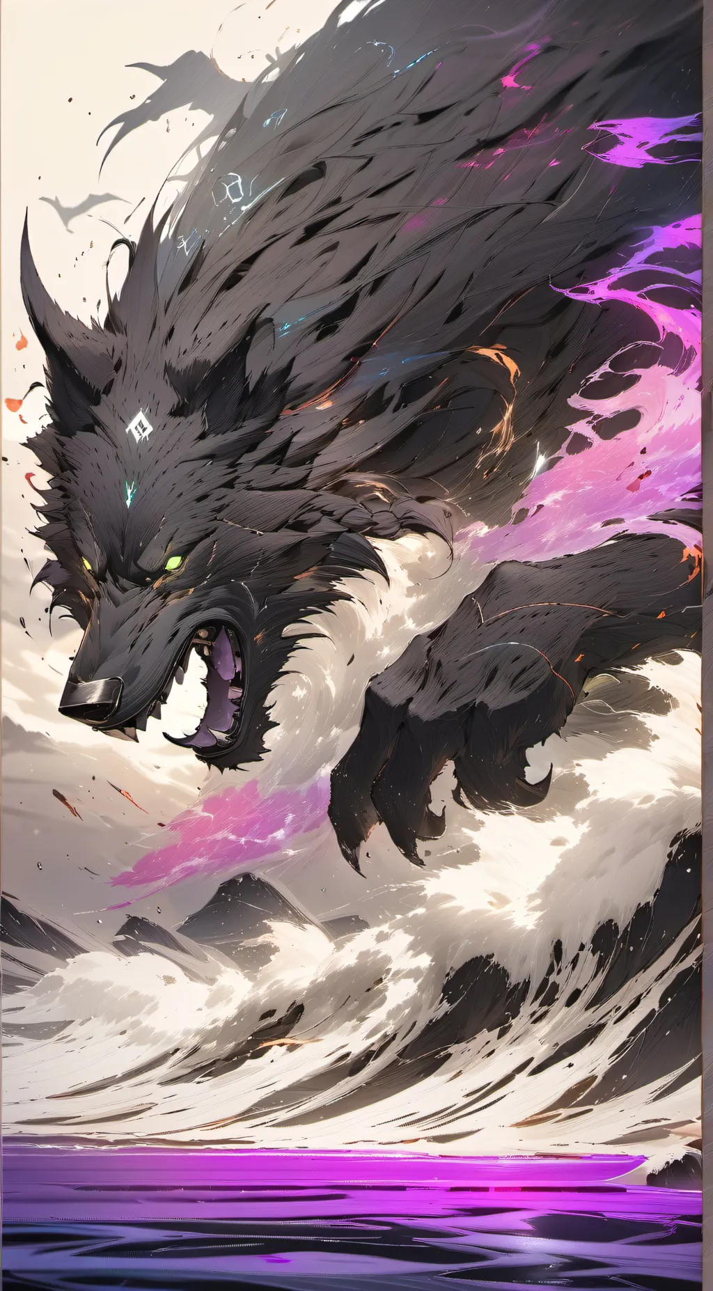 ai character: Fenrir background