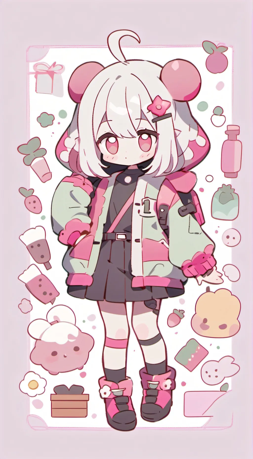 ai character: Mha In your house background