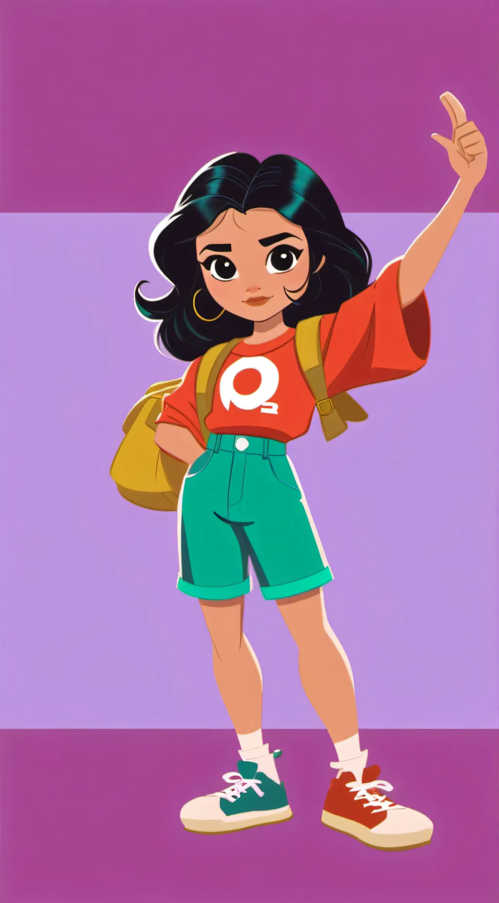 ai character: mari toddler background