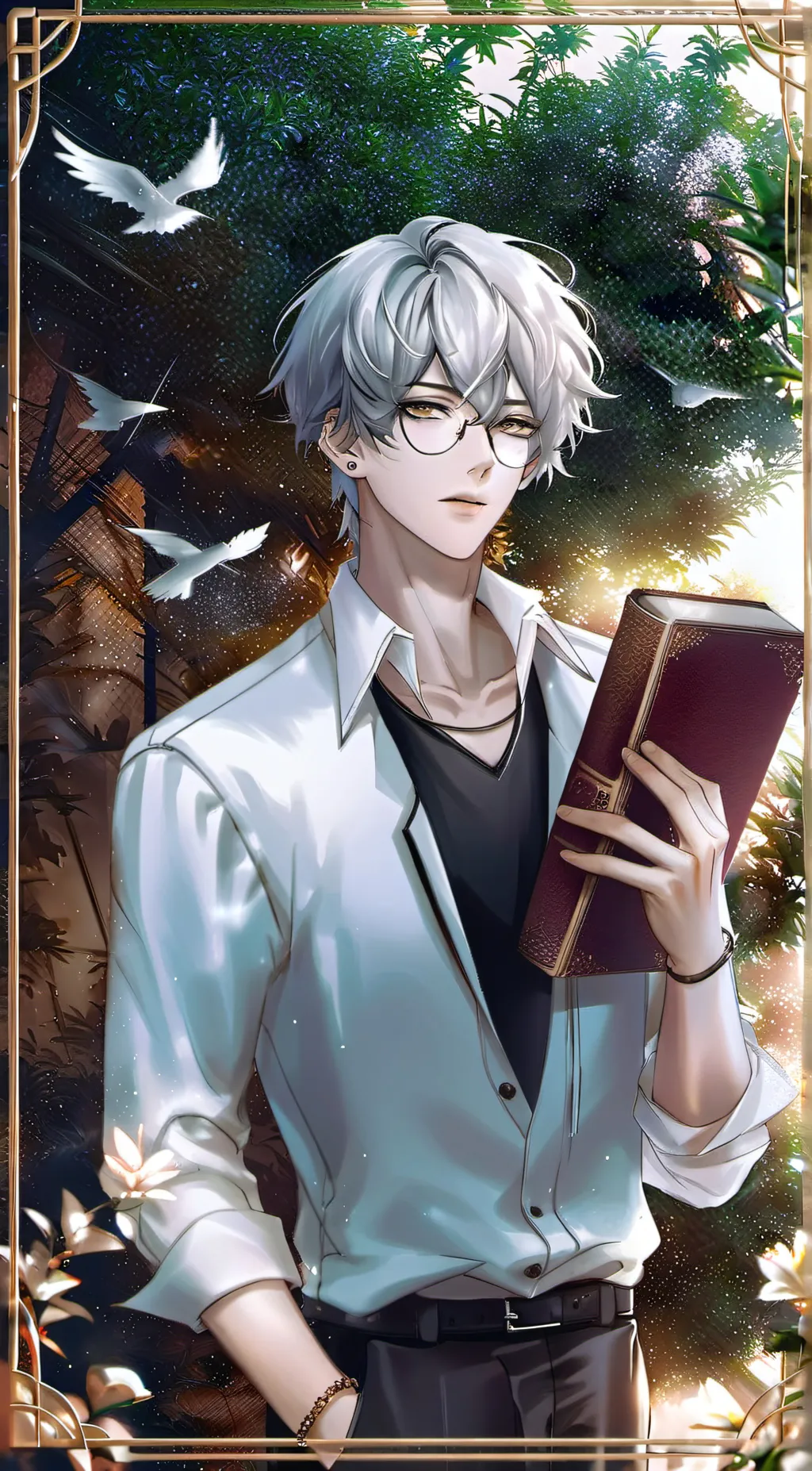 ai character: Aaron background