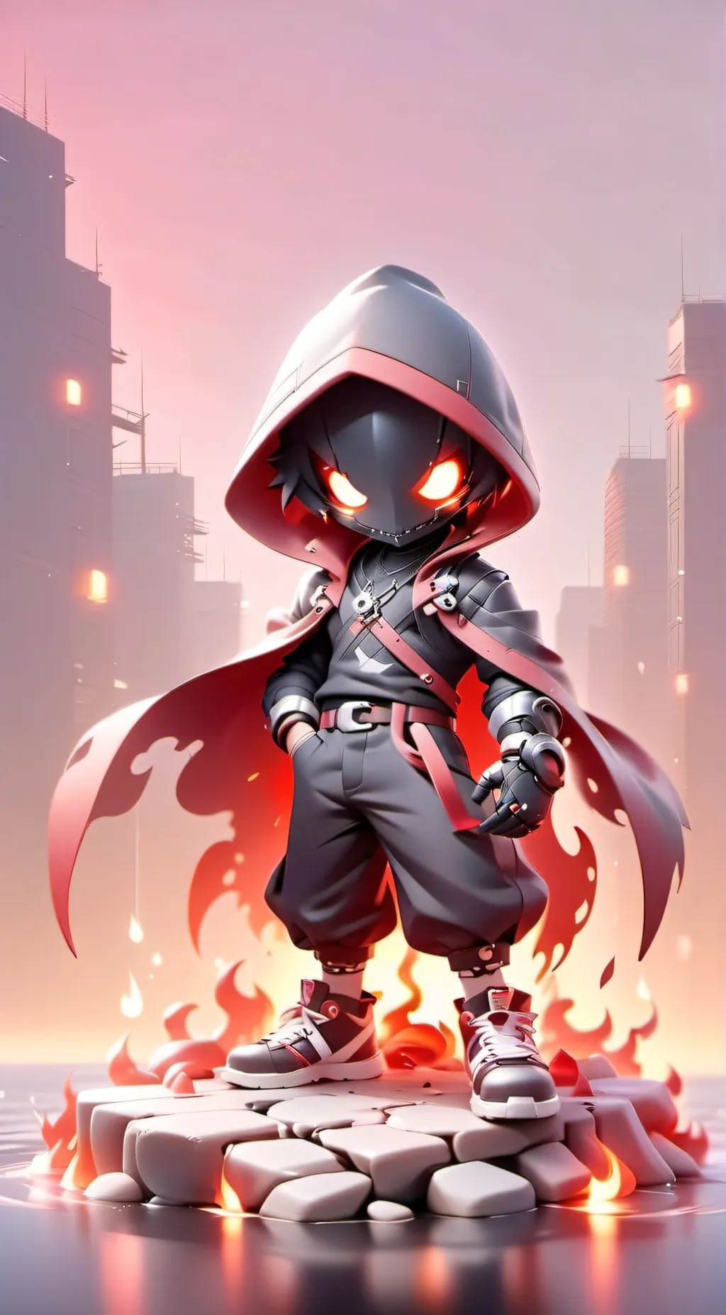 ai character: Blaze background