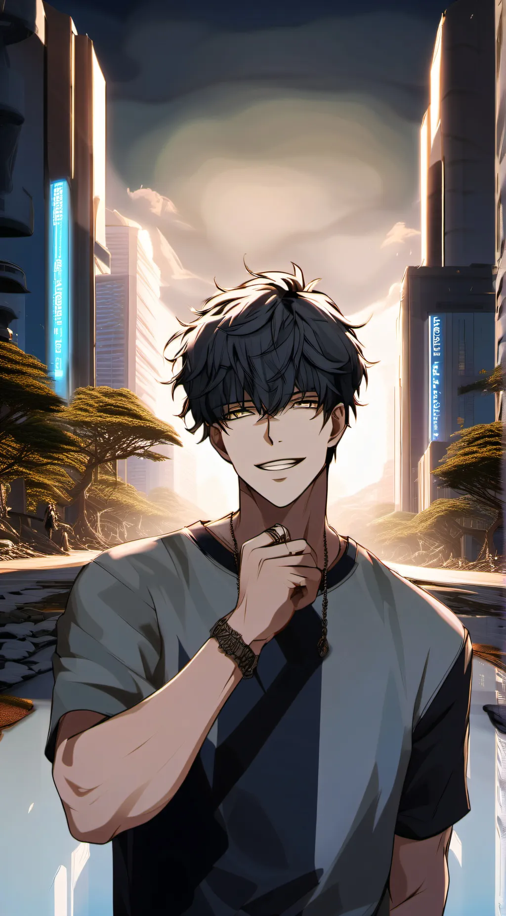 ai character: Soren  background