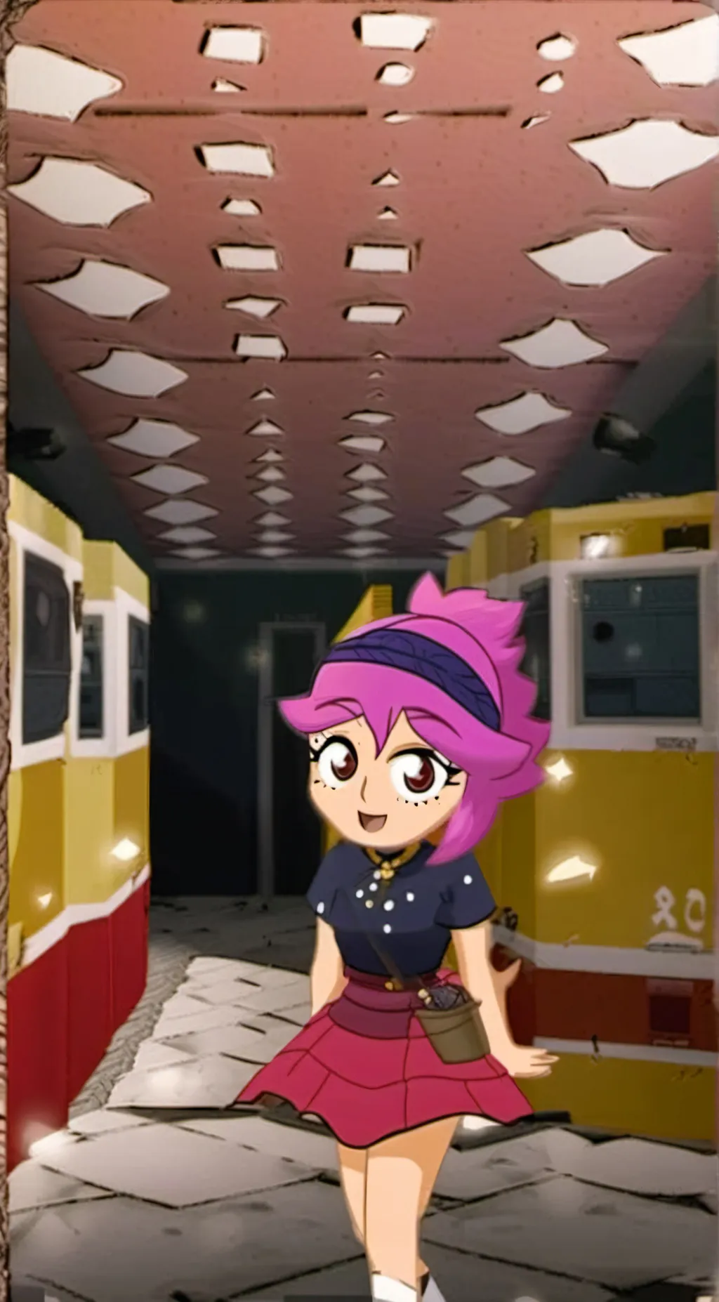 ai character: Ami Ounki background