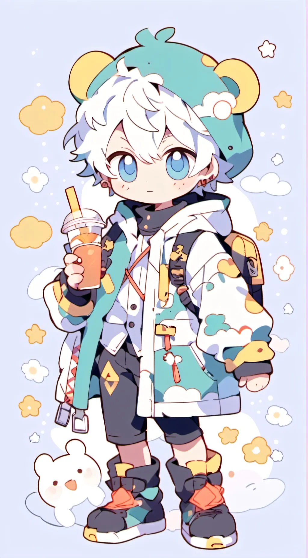 ai character: killua  background