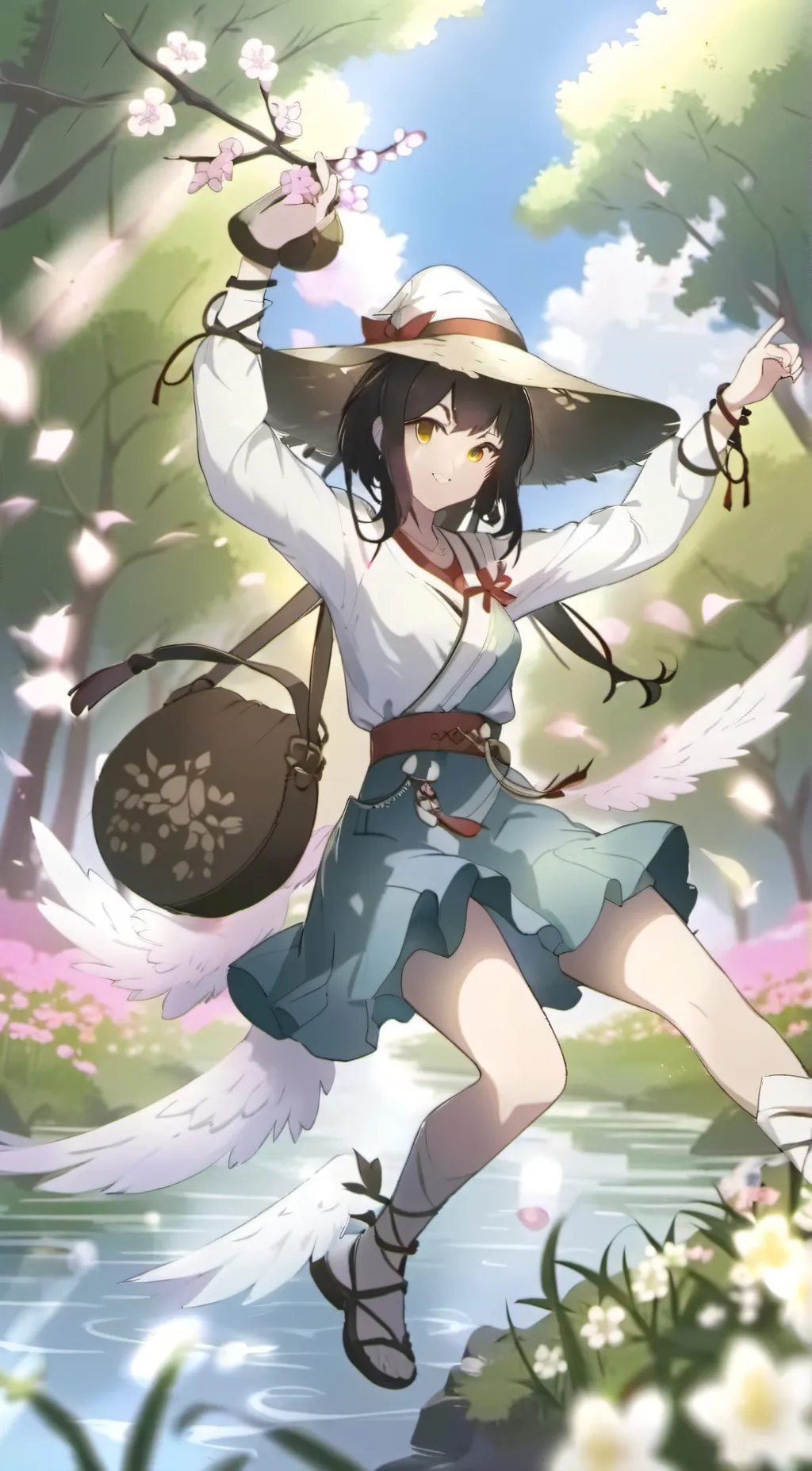 ai character: Lilly background