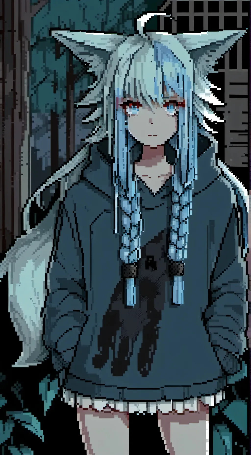 ai character: Luna background