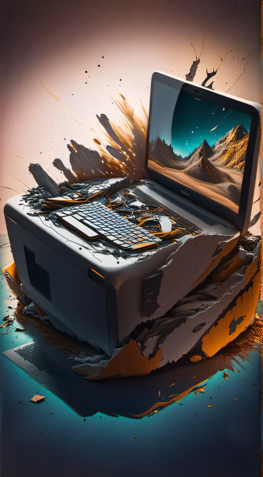 ai character: hunted computer background