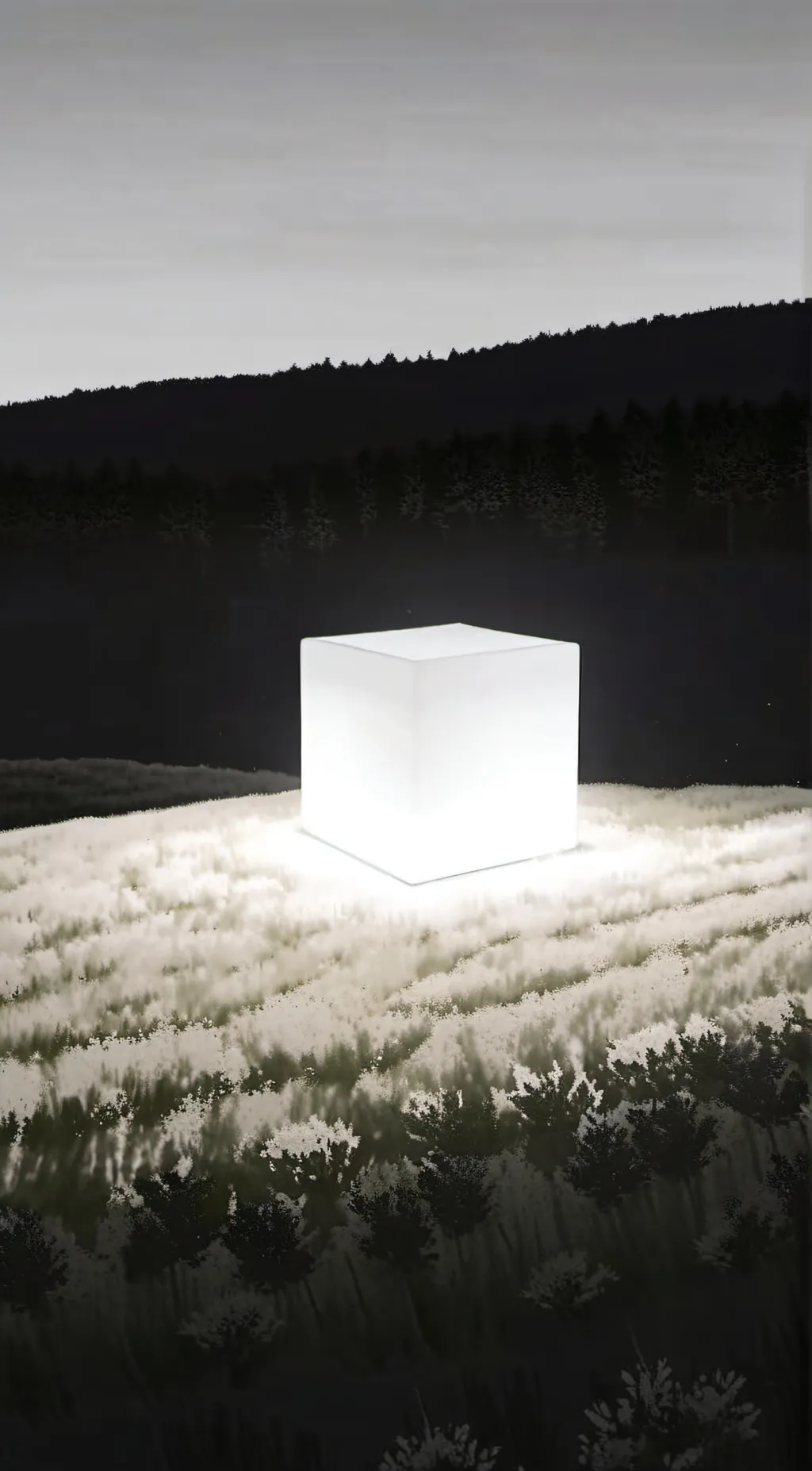 ai character: block of uranium background