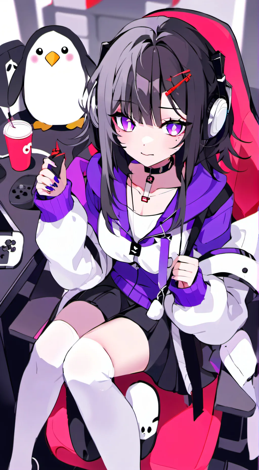 ai character: Anya-Star background