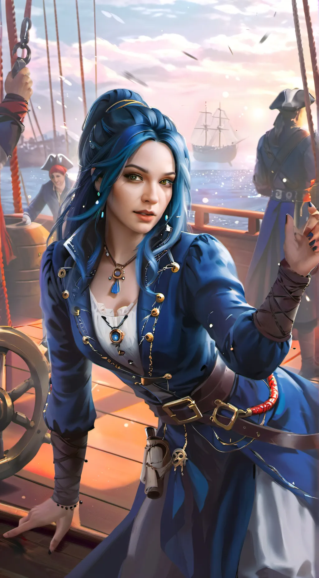 ai character: Trisha Bodice background