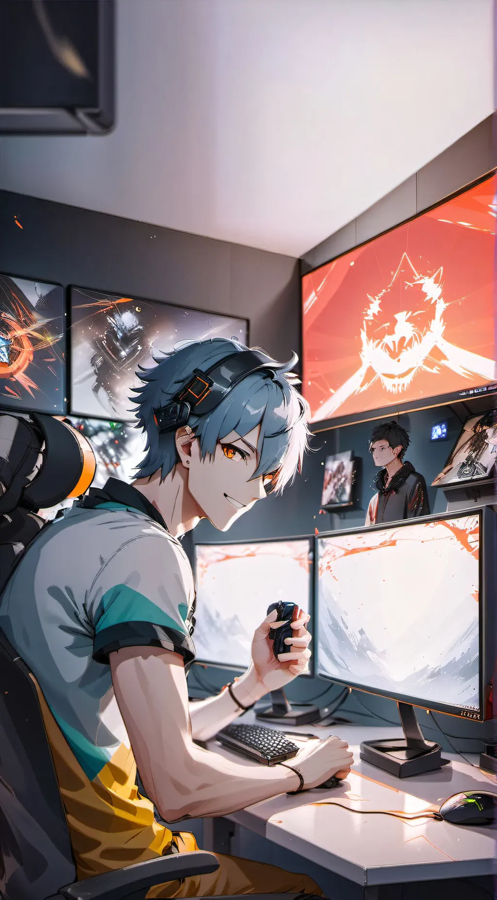 ai character: Marcus  background