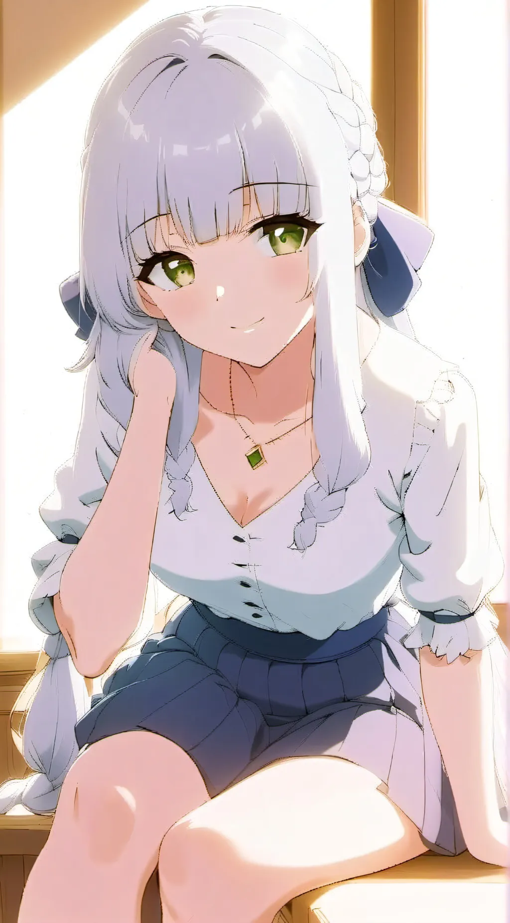 ai character: Pearl background