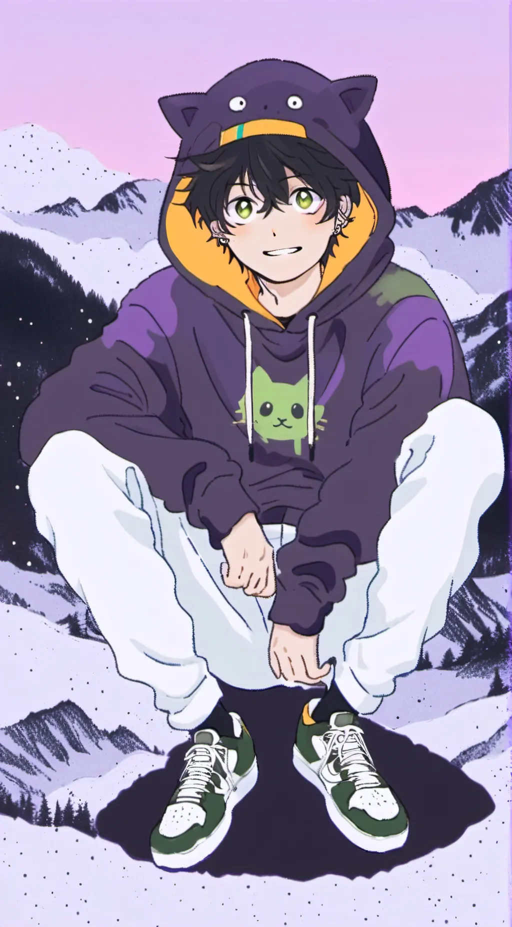 ai character: Miya chinen background