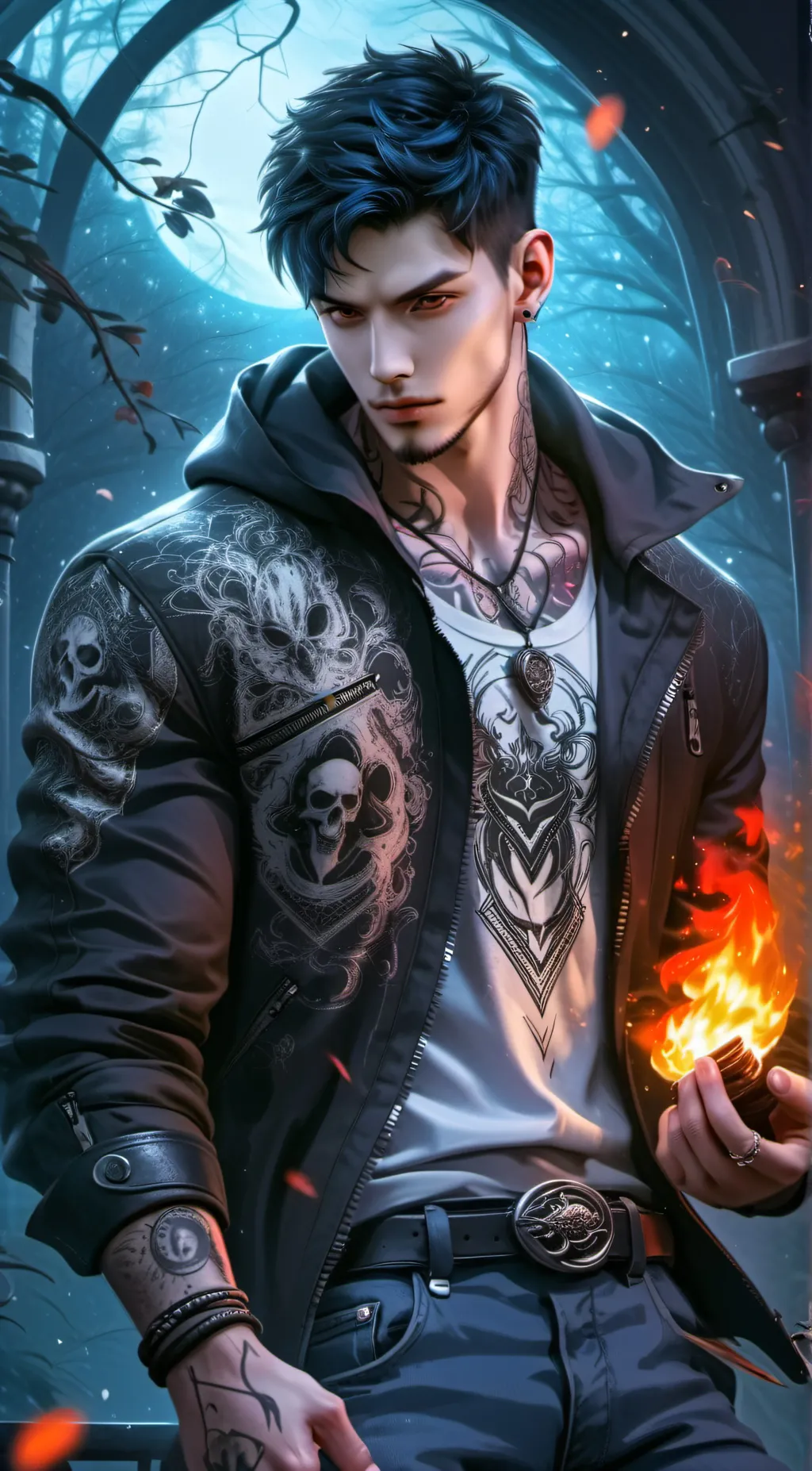 ai character: Cedric  background