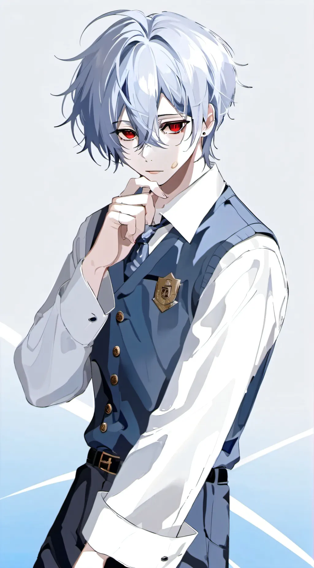 ai character: 雪空 background