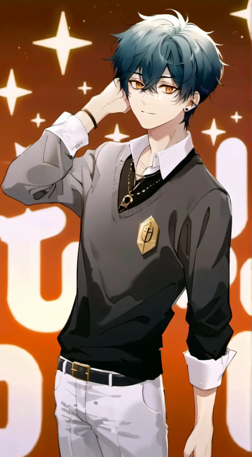 ai character: Christopher  background