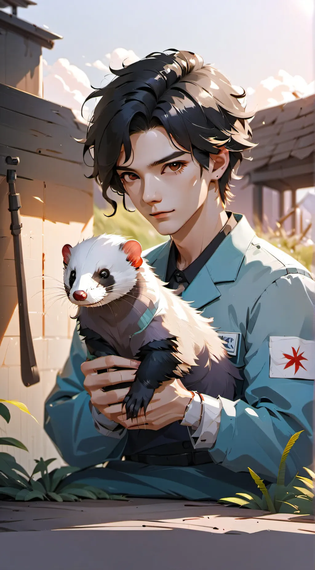 ai character: vet shawn background