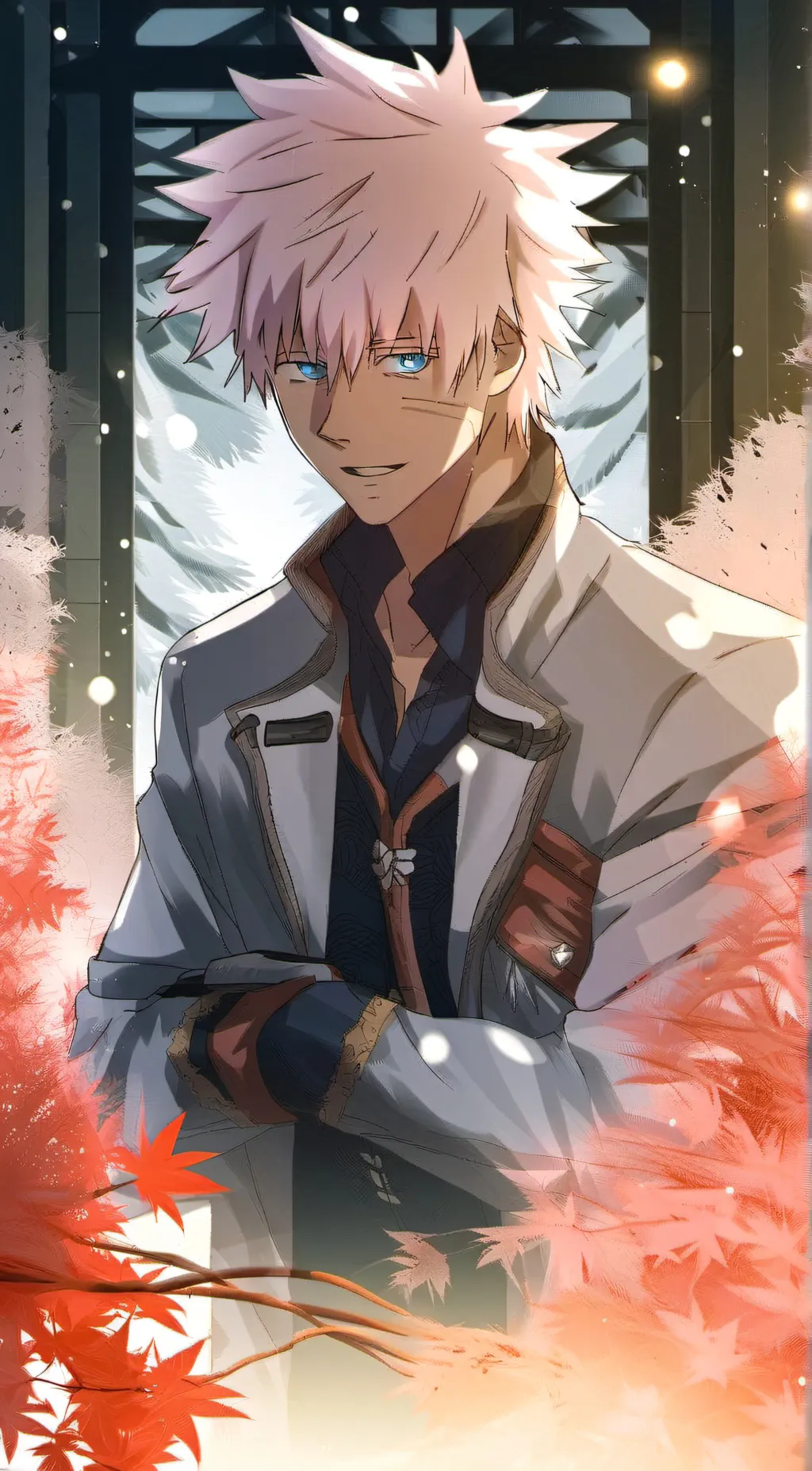 ai character: gojo  background