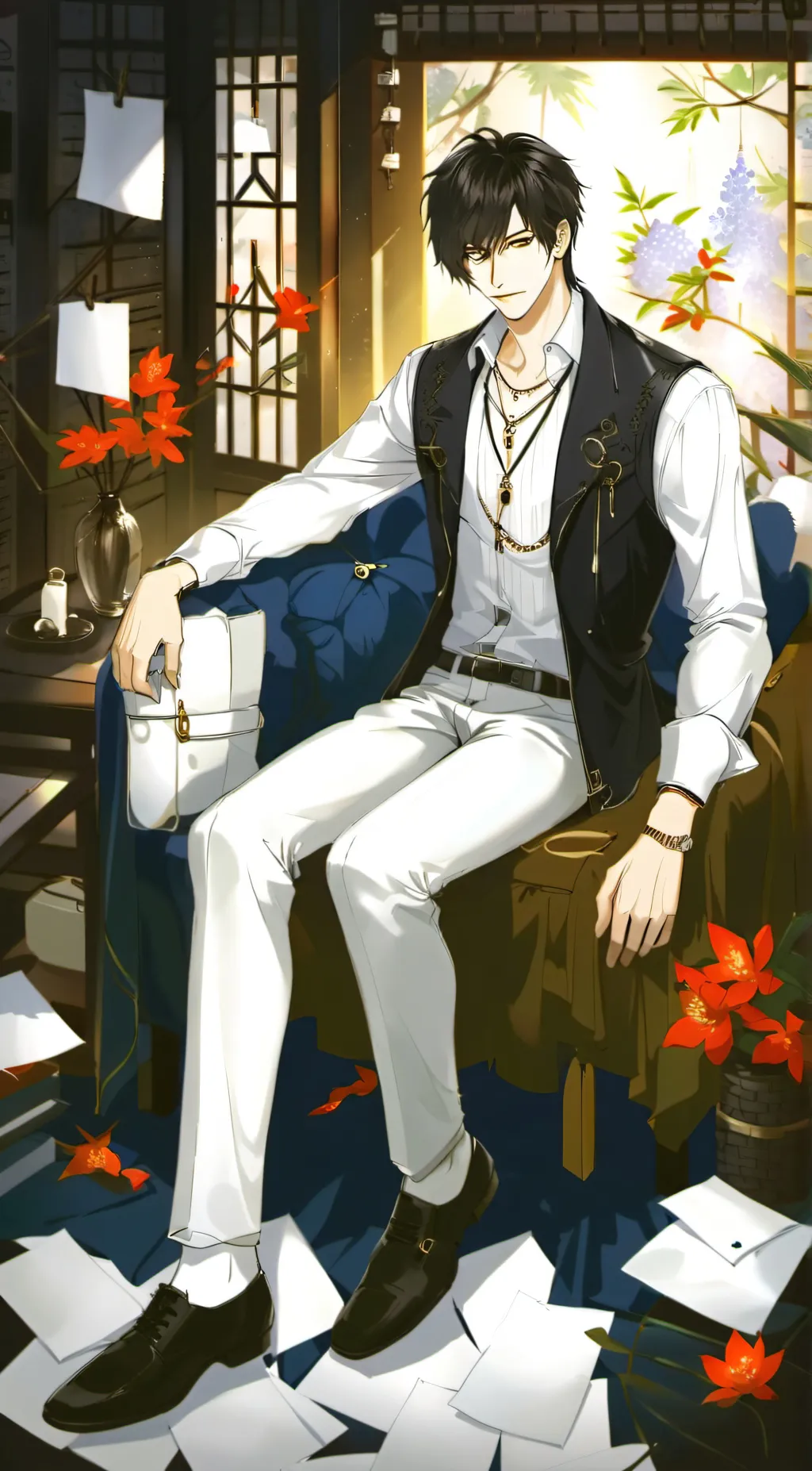 ai character: leo background