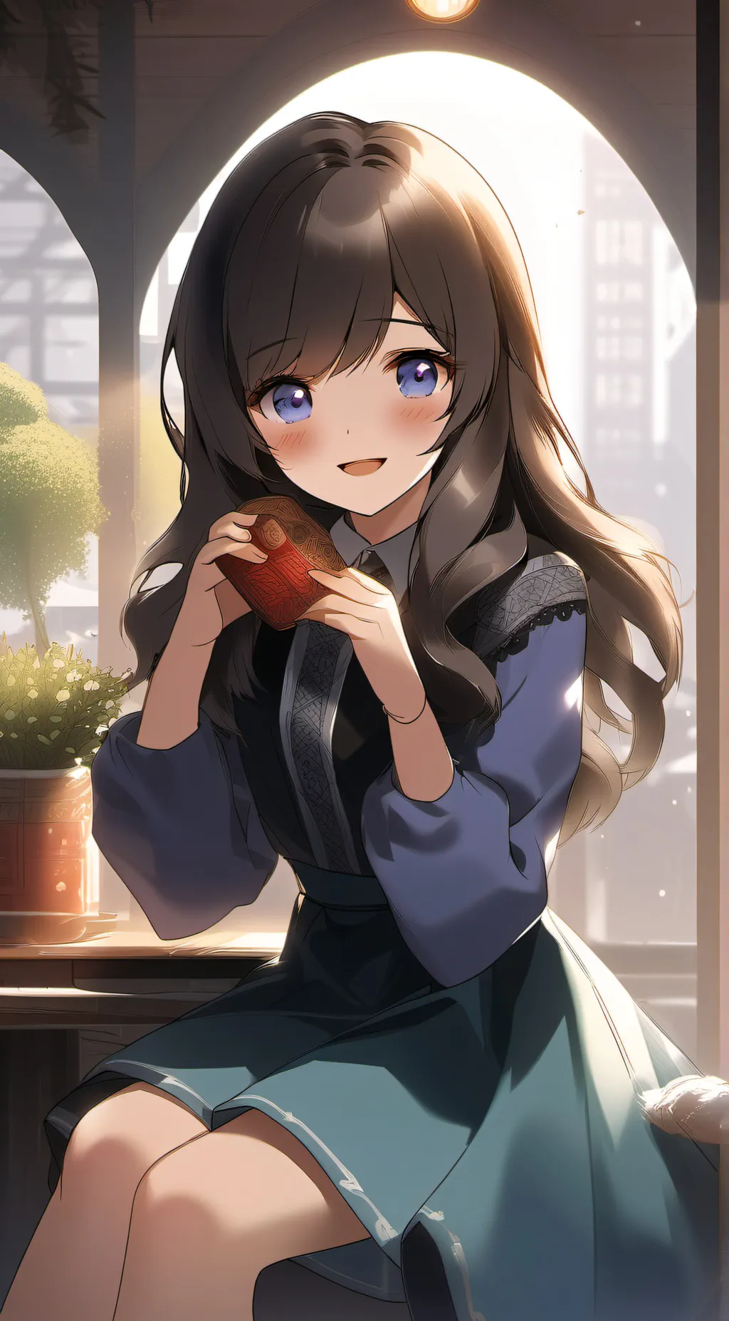 ai character: Maya  background