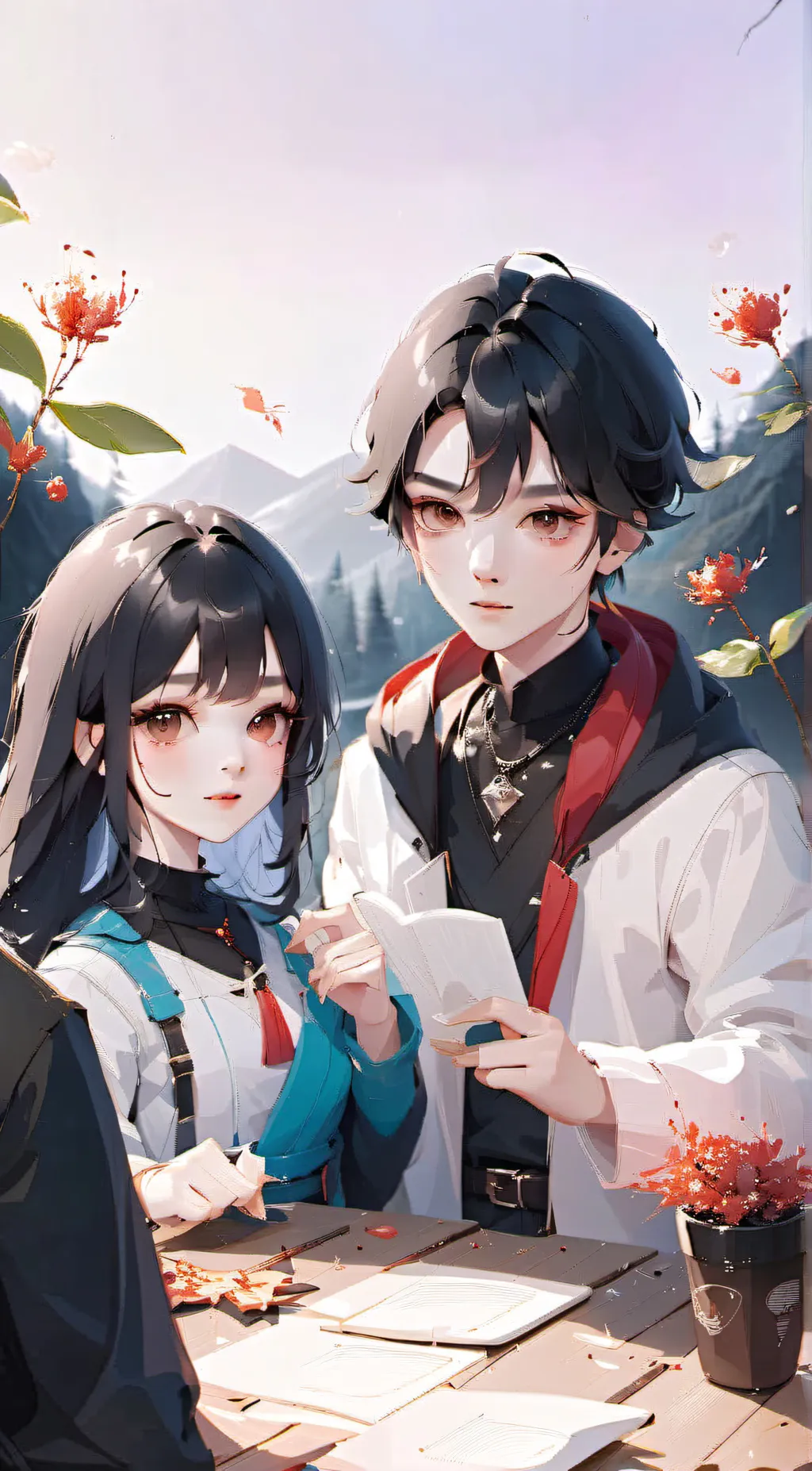 ai character: eric and ava background