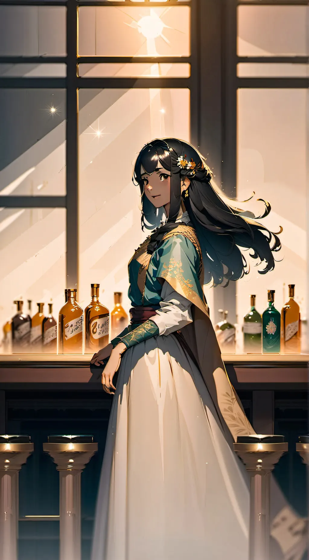 ai character: Goddess background