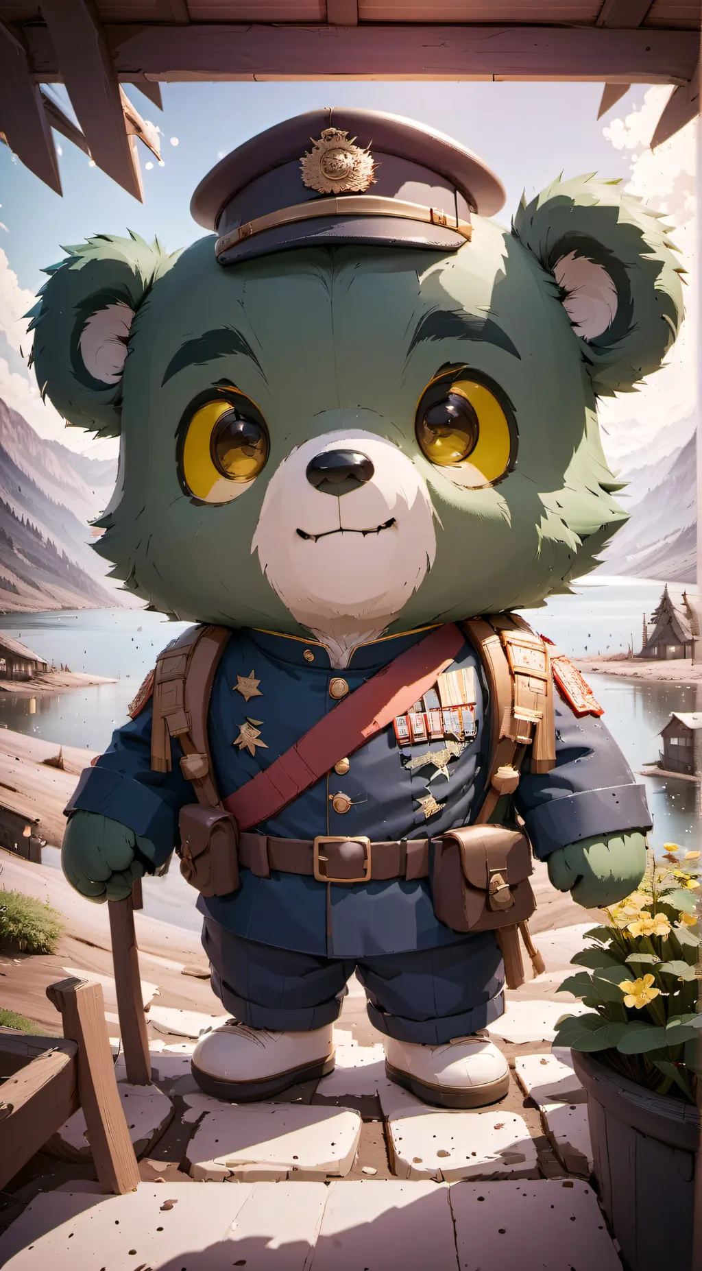 ai character: fliqpy background