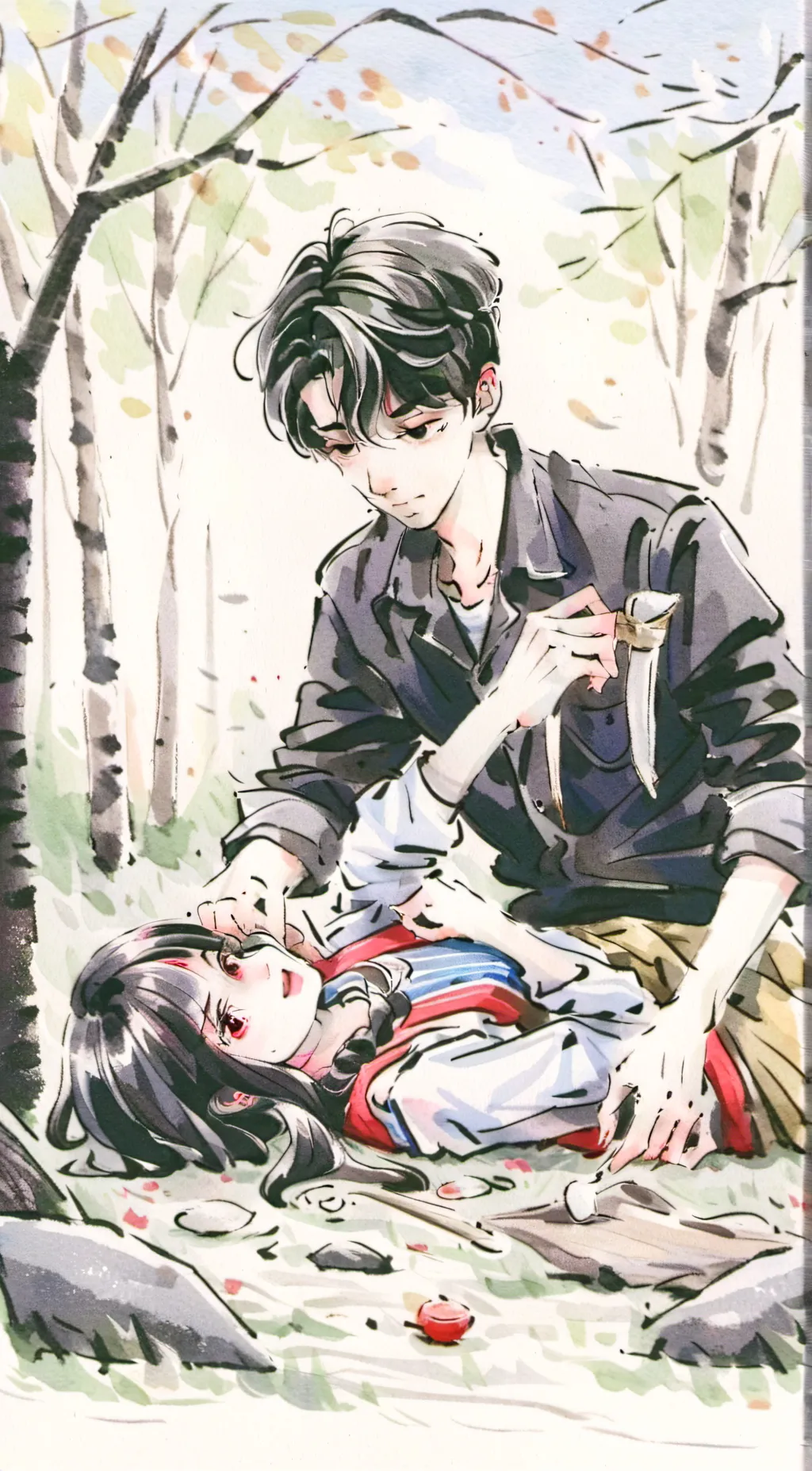 ai character: evan  background