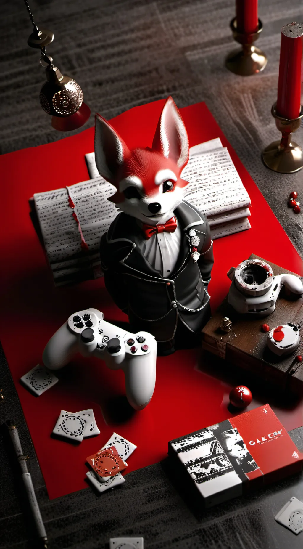 ai character: furry background