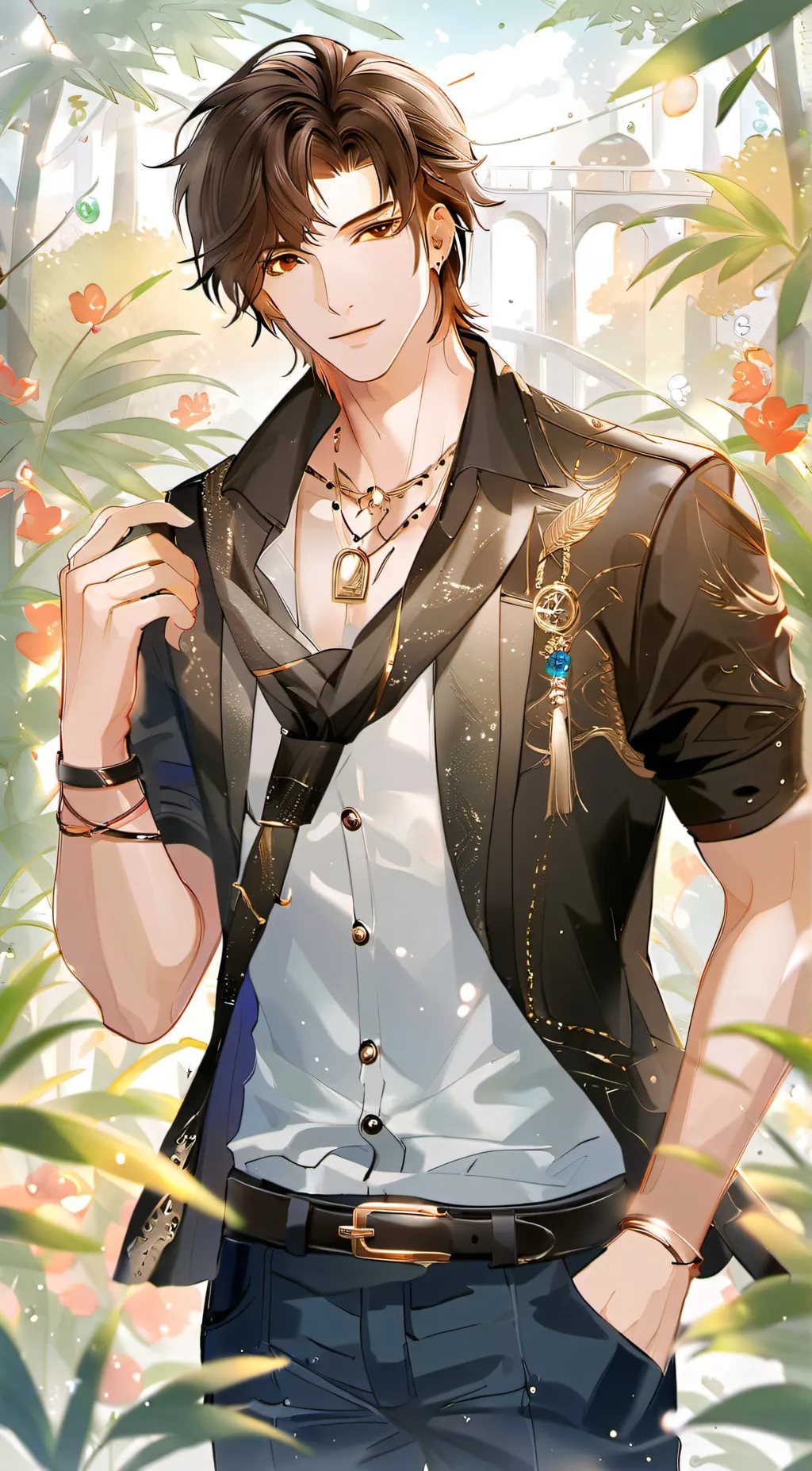 ai character: 🧡Chris🧡 background