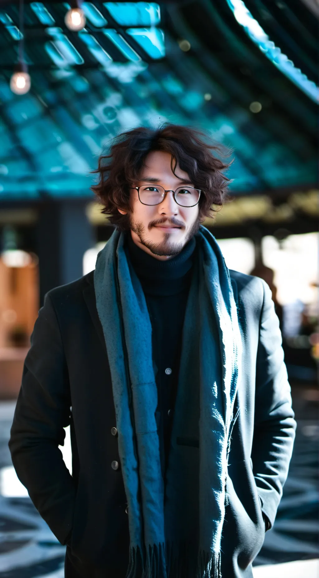 ai character: Markliplier. background